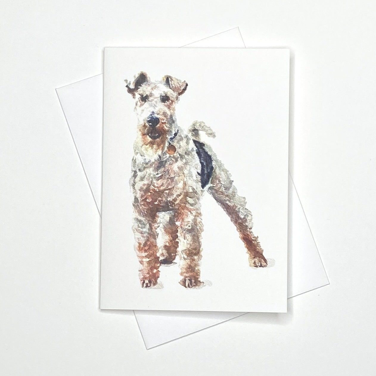 Fox Terrier - A6 Greetings Card