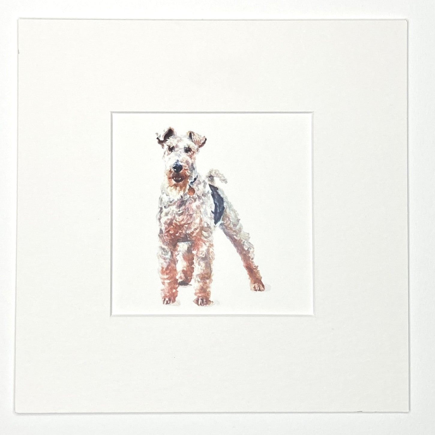 Fox Terrier - Square Mini Print