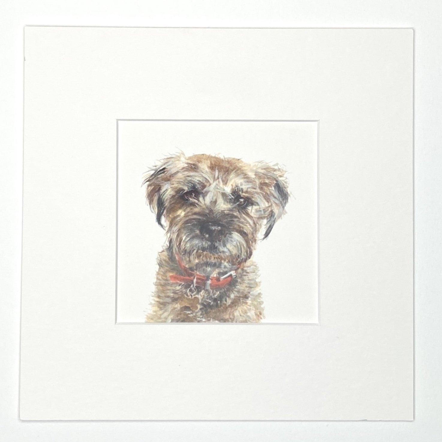 Border Terrier - Square Mini Print