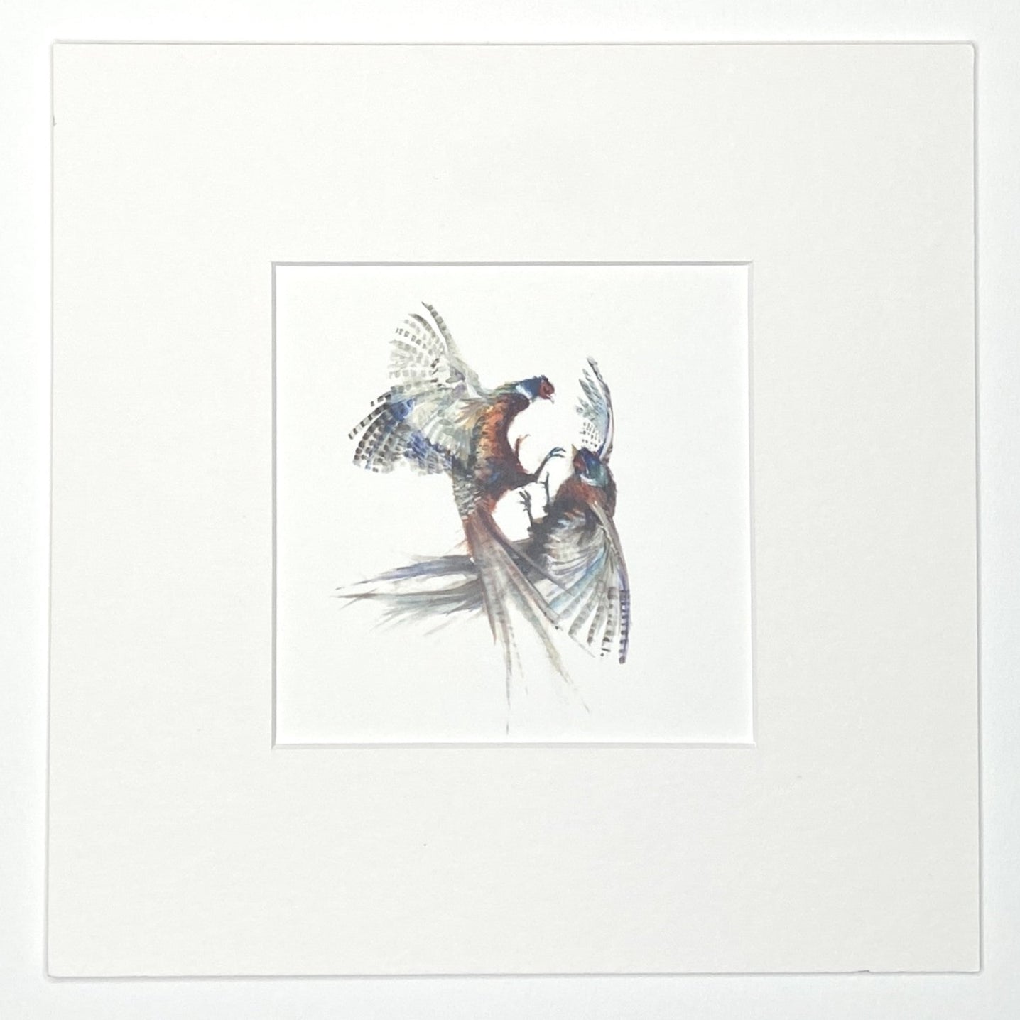 Cockfight - Square Mini Print