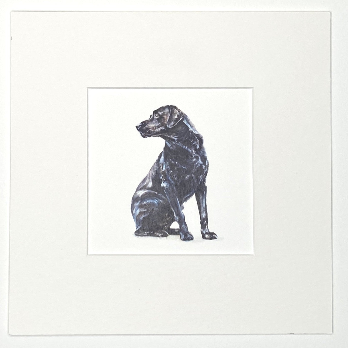 Black Lab - Square Mini Print
