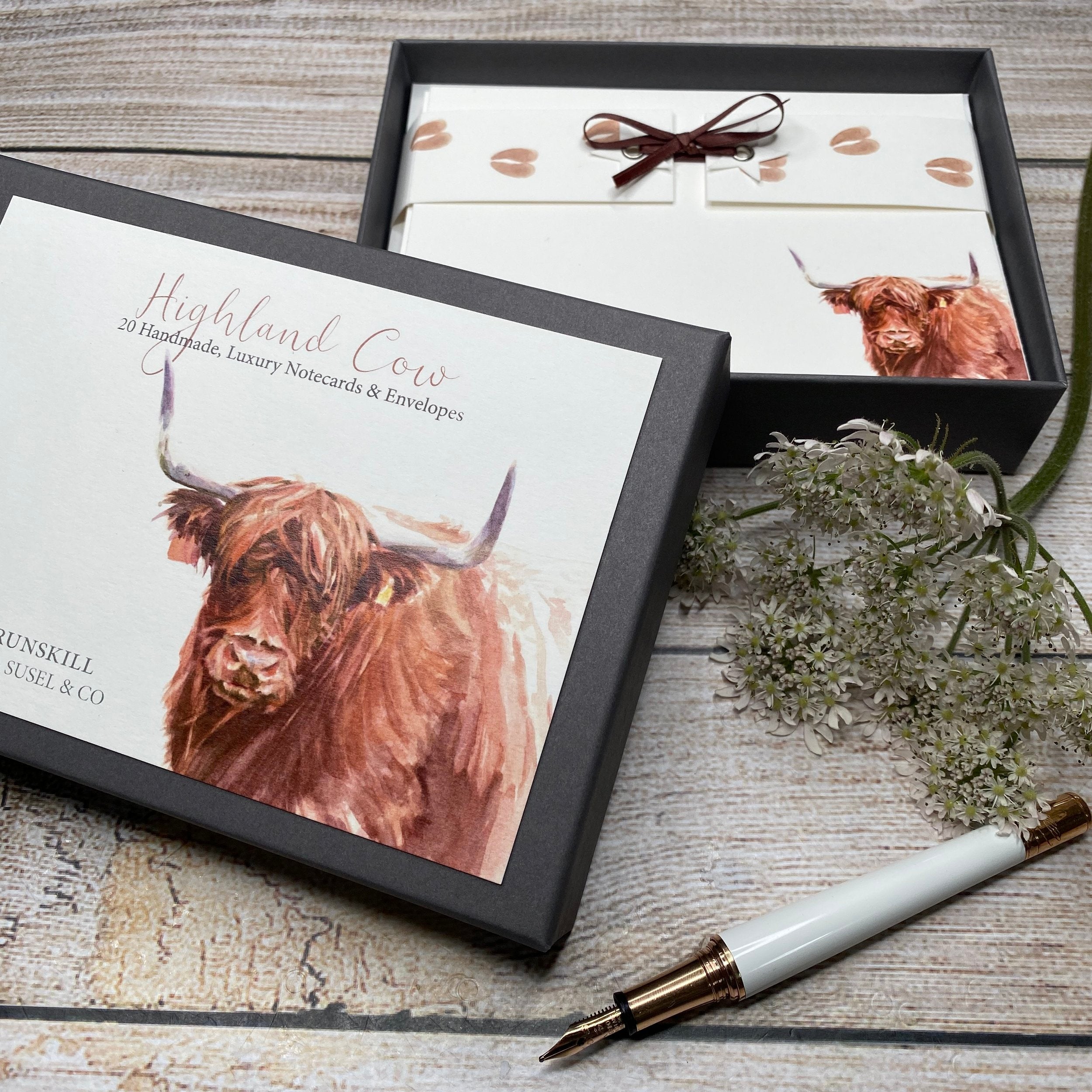 Highland Cow - Notecards