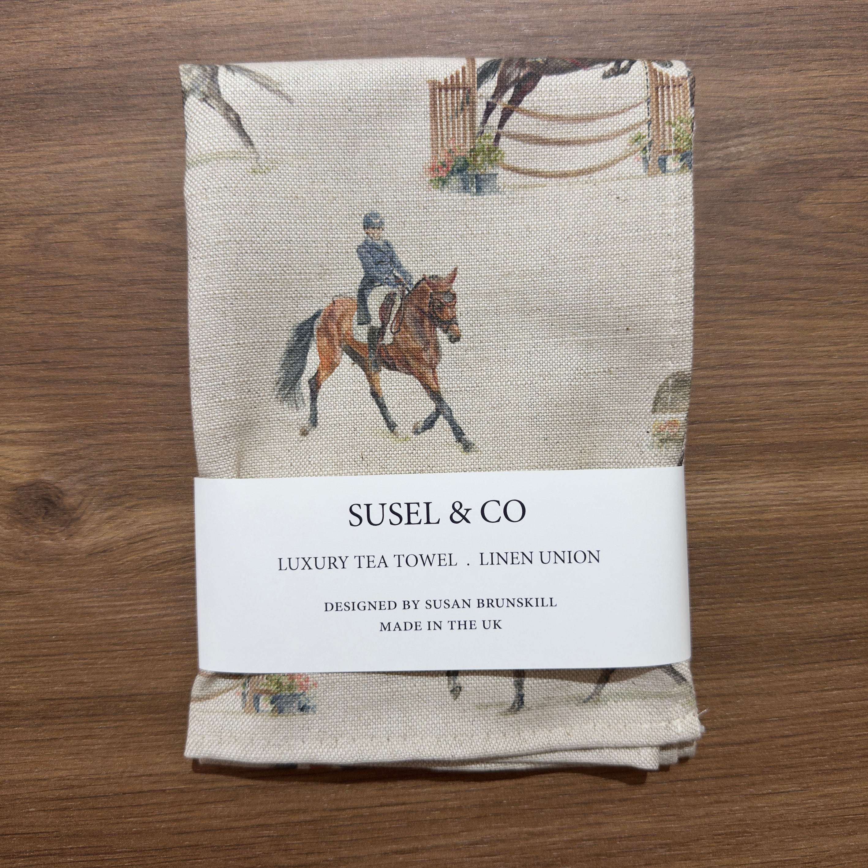 Eventing - Luxury Linen Tea Towel