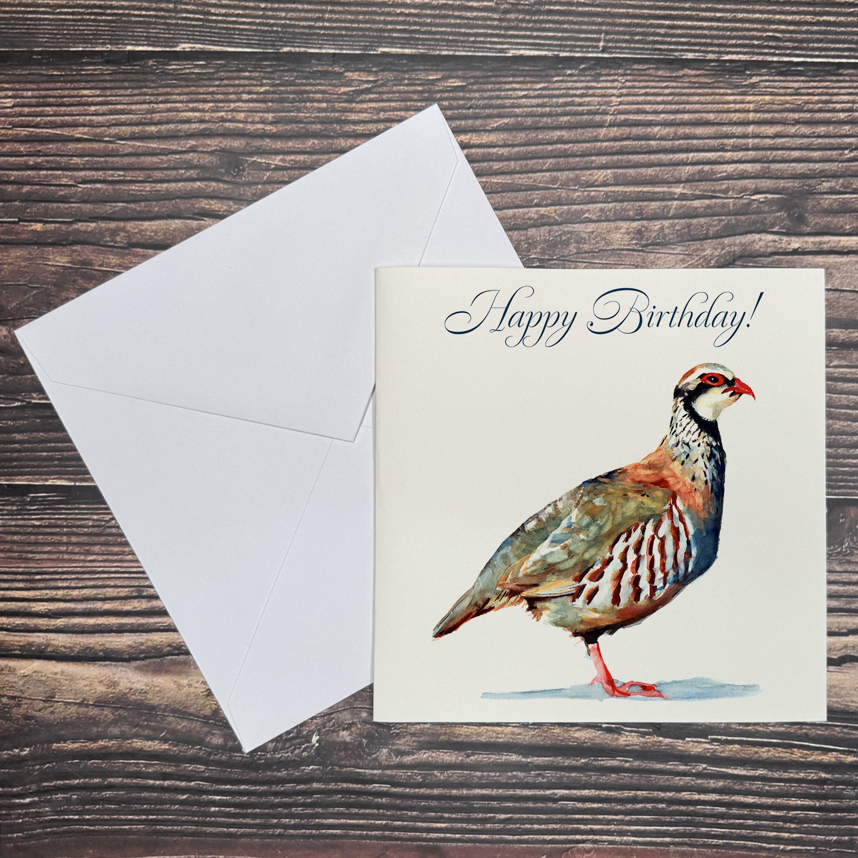 Partridge - Square Card (Birthday)