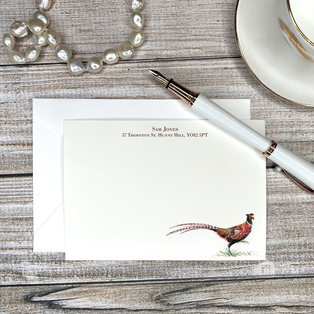 A Bouquet of Pheasants - Notecards