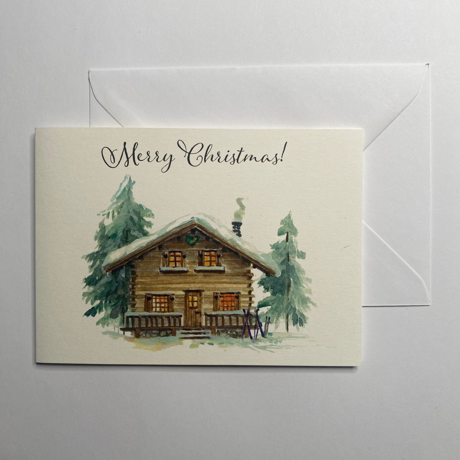 Ski Chalet - Christmas Card