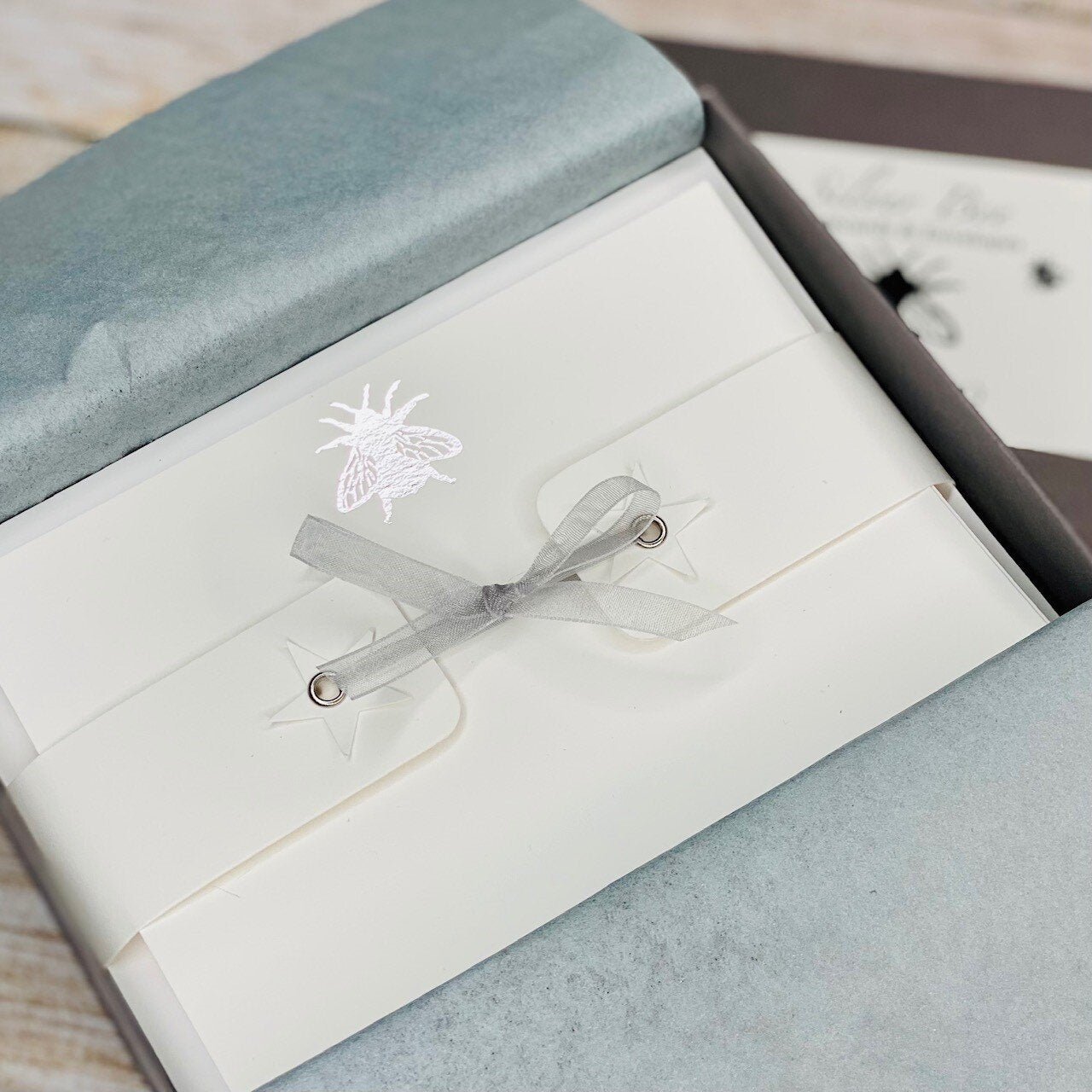 Silver Bee - Notecards