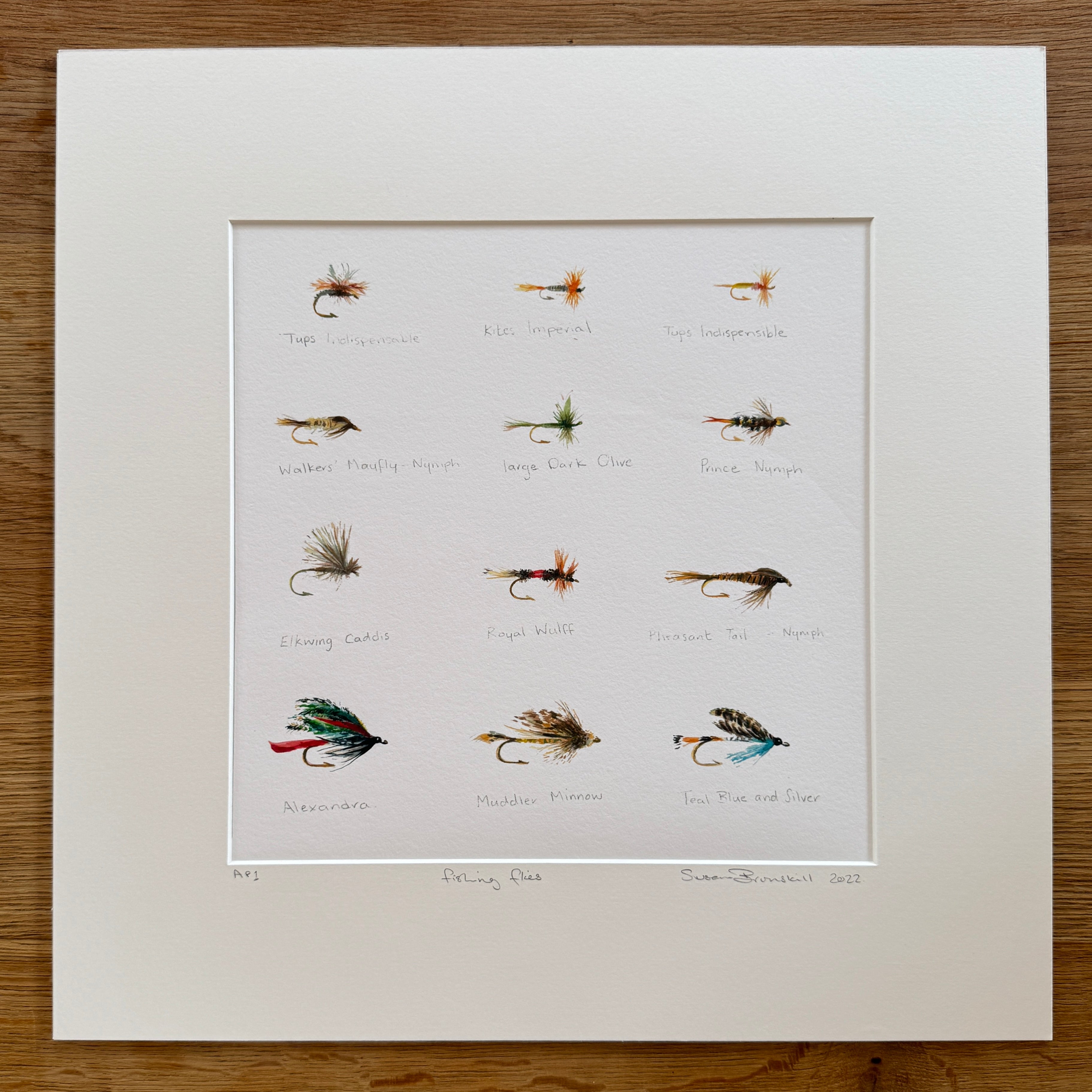 Fishing Flies - Giclee Print