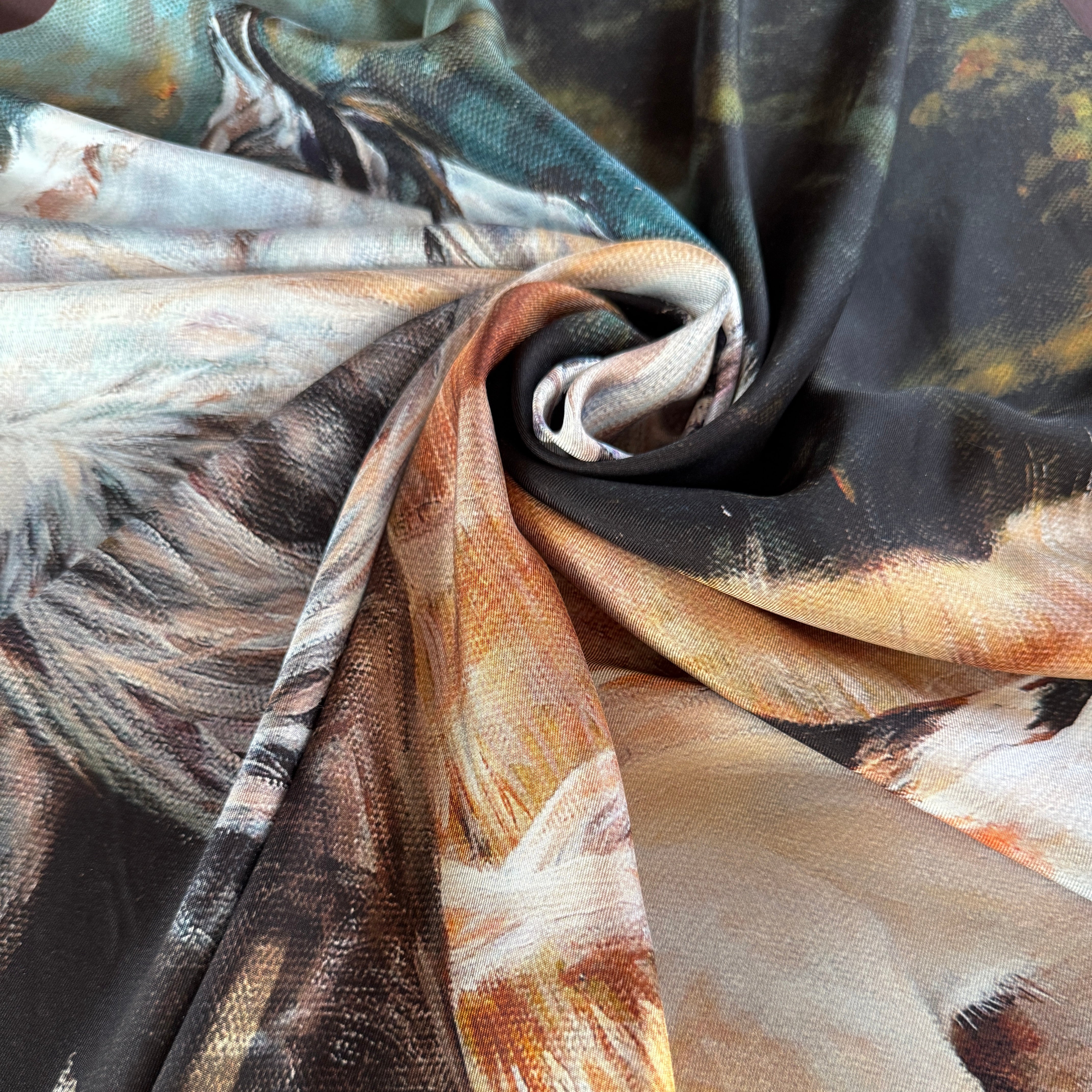 Silk Scarf - Horse & Hound