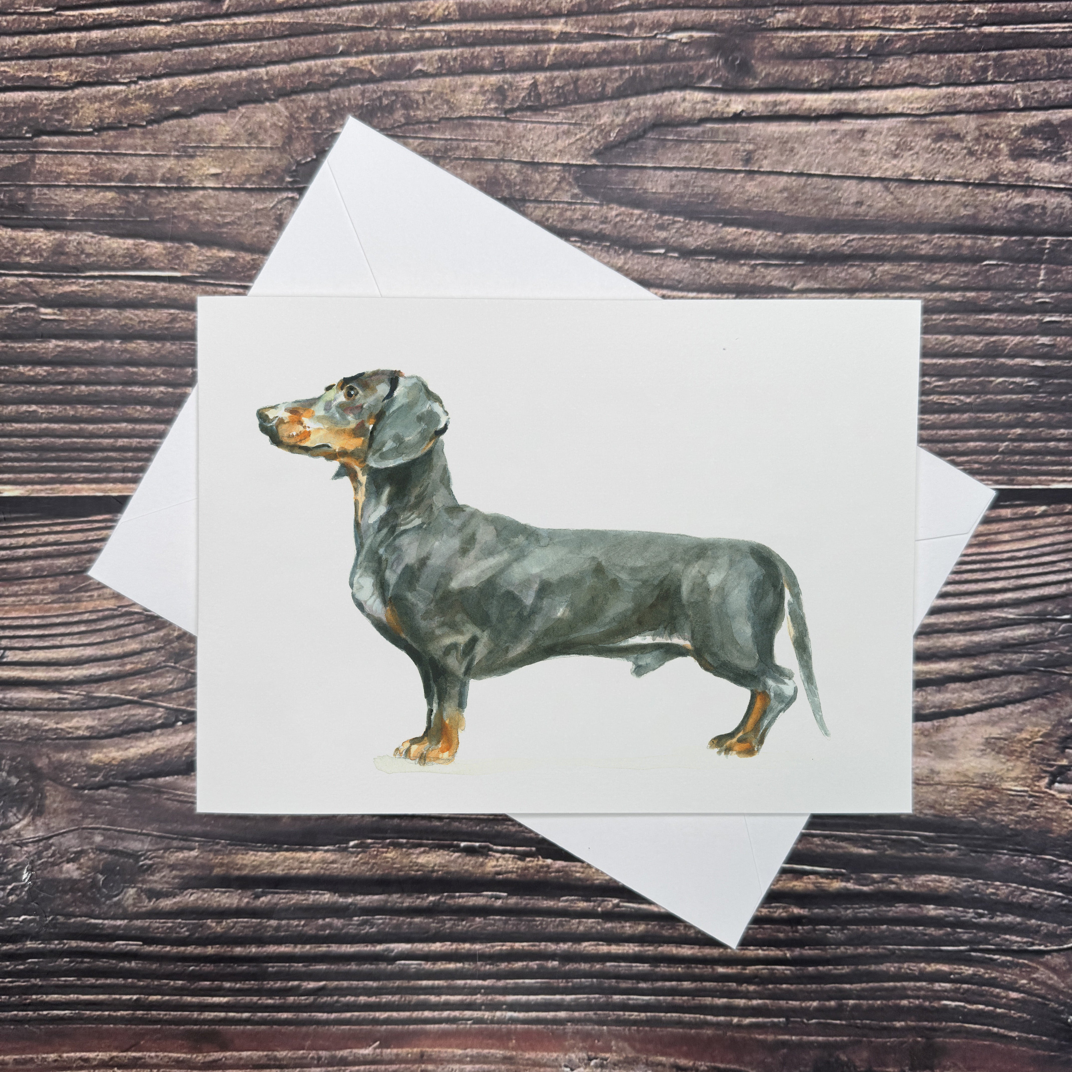 Dachshund - A6 Greetings Card