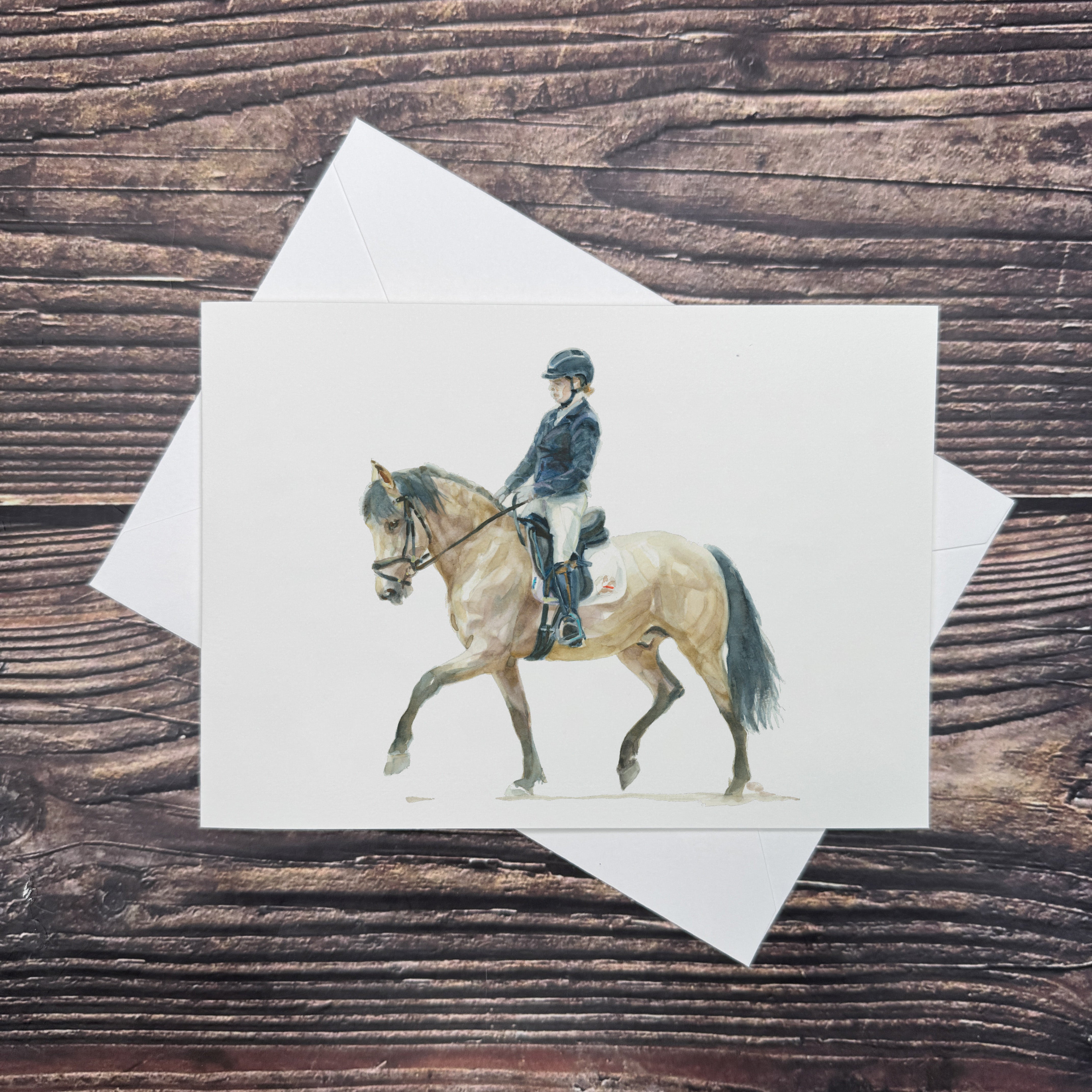 Dressage - A6 Greetings Card