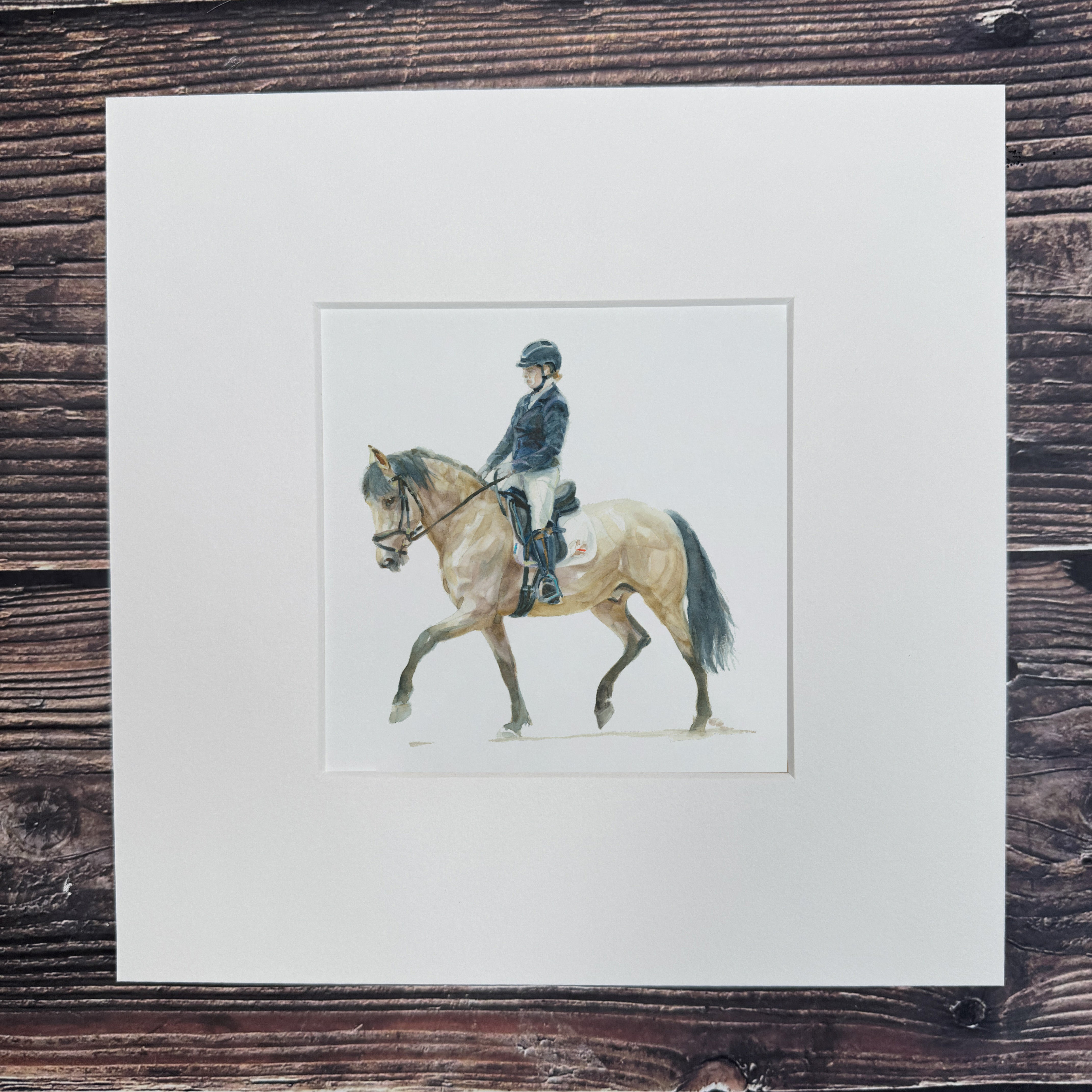 Dressage - Square Mini Print