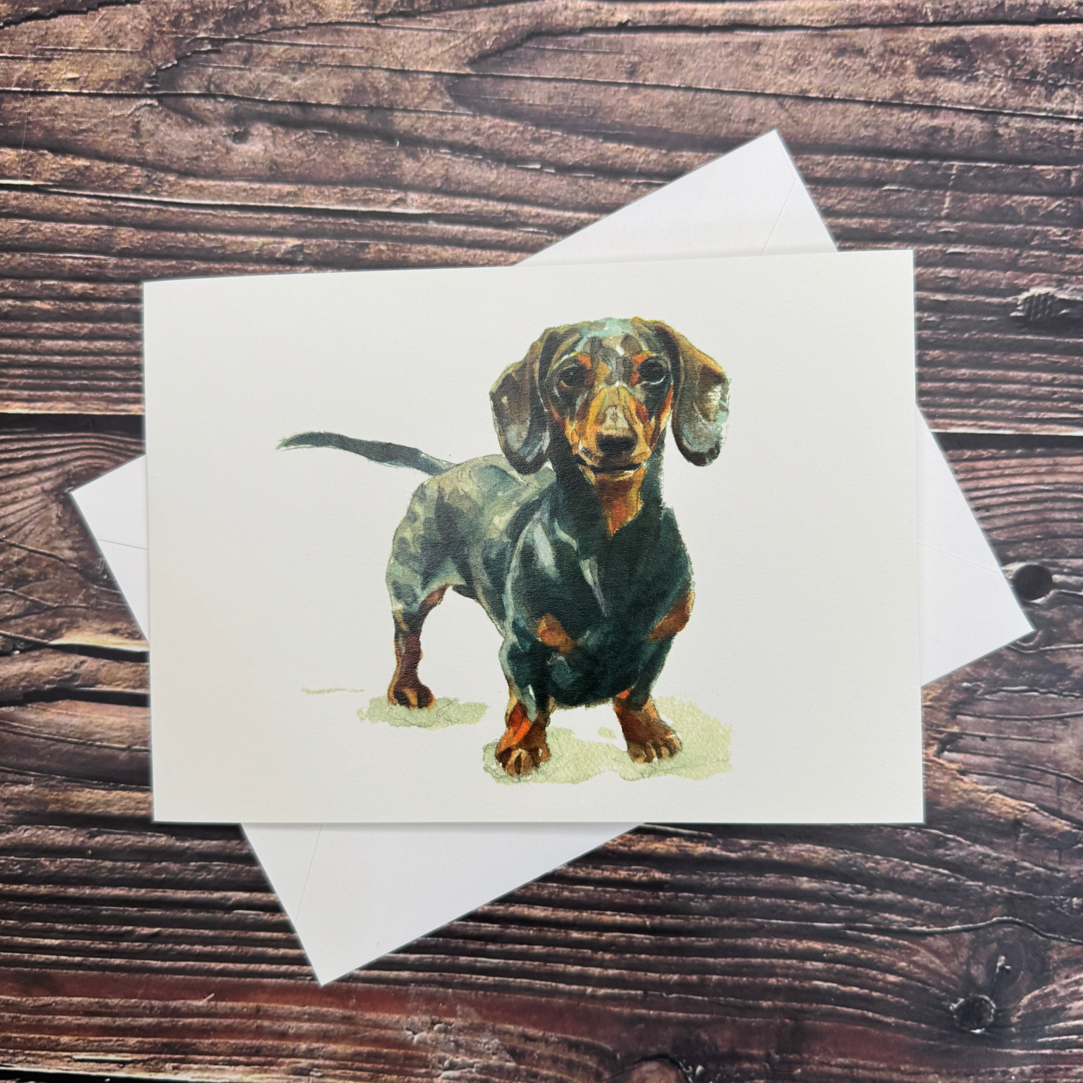 Sausage Dog - A6 Greetings Card