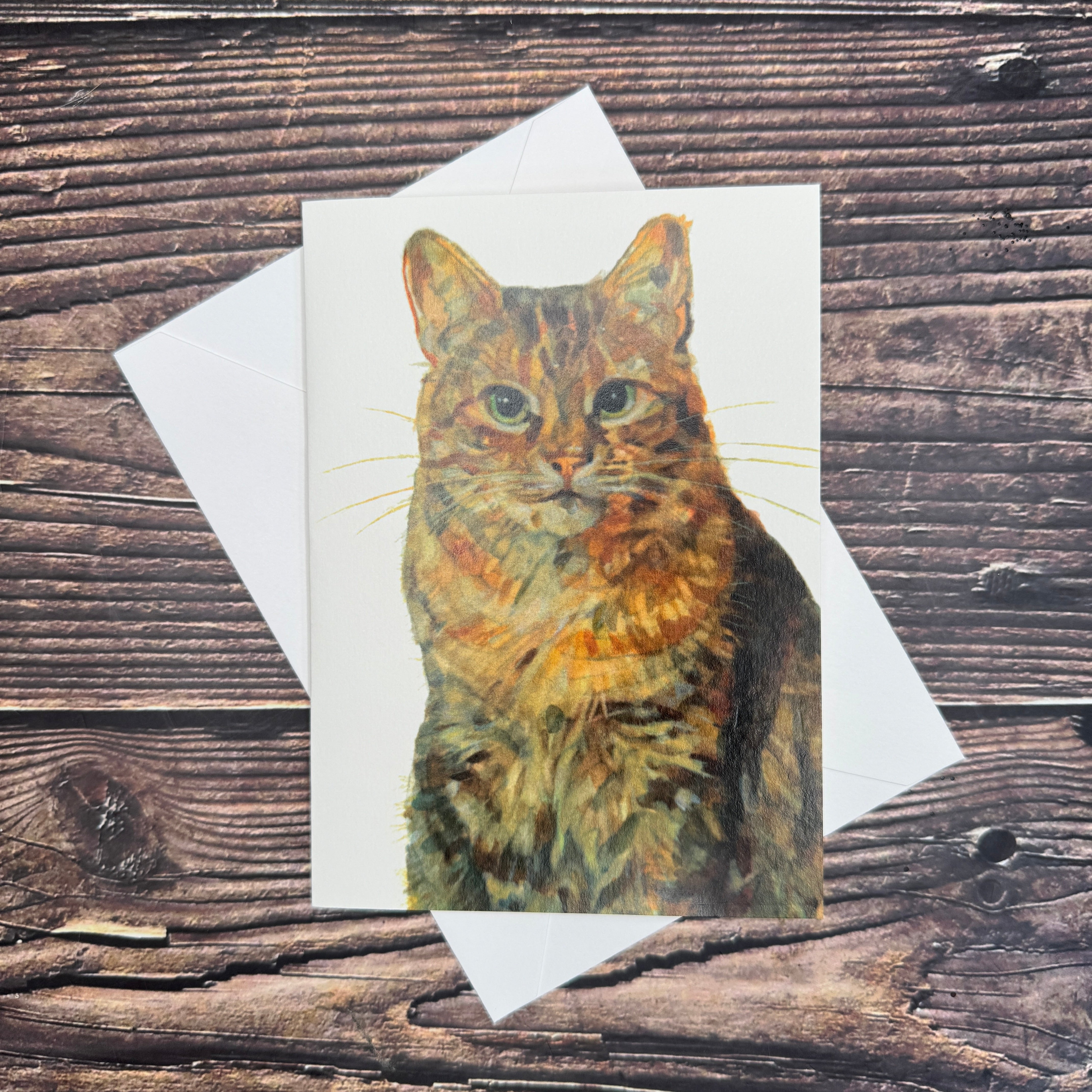 Tabby Cat - A6 Greetings Card