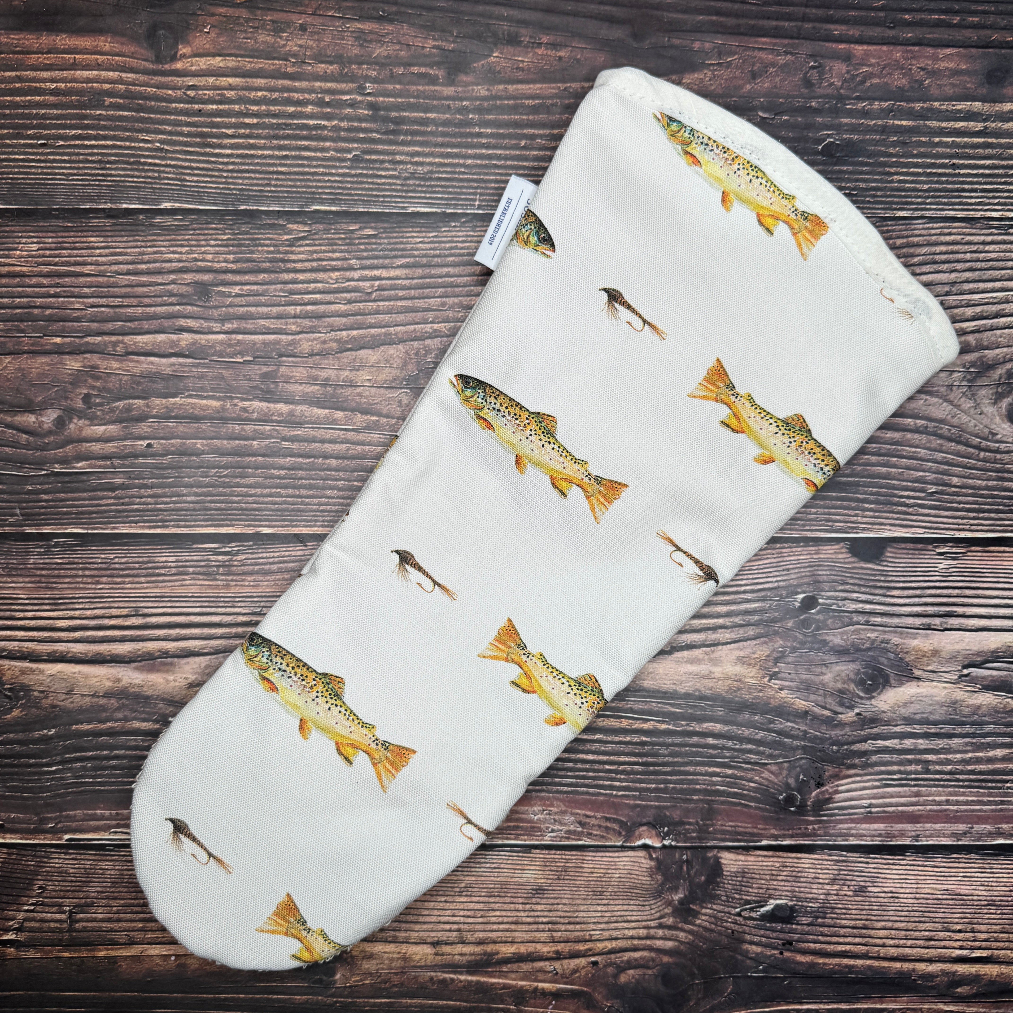Brown Trout - Gauntlet Oven Glove
