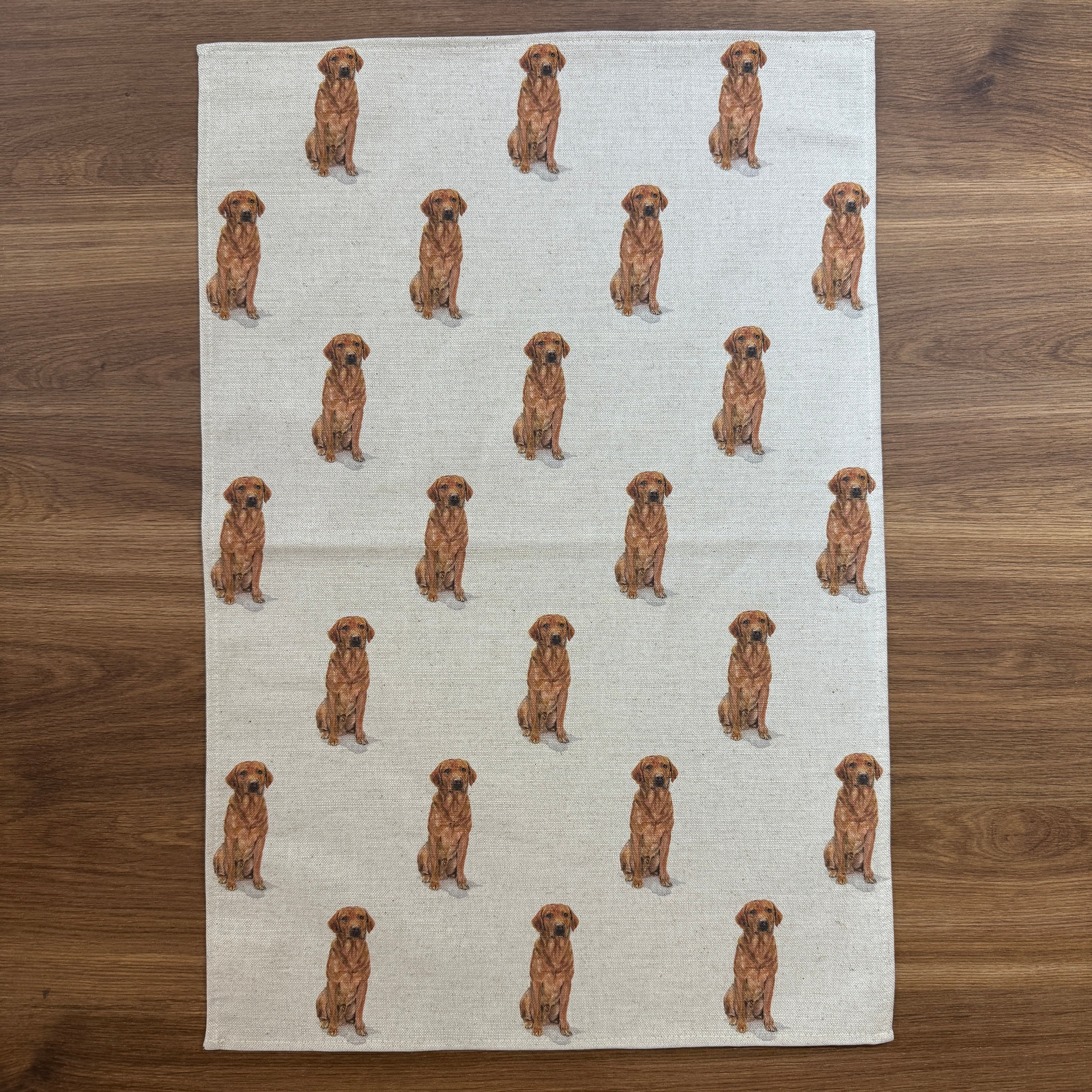 Fox Red Lab - Luxury Linen Tea Towel