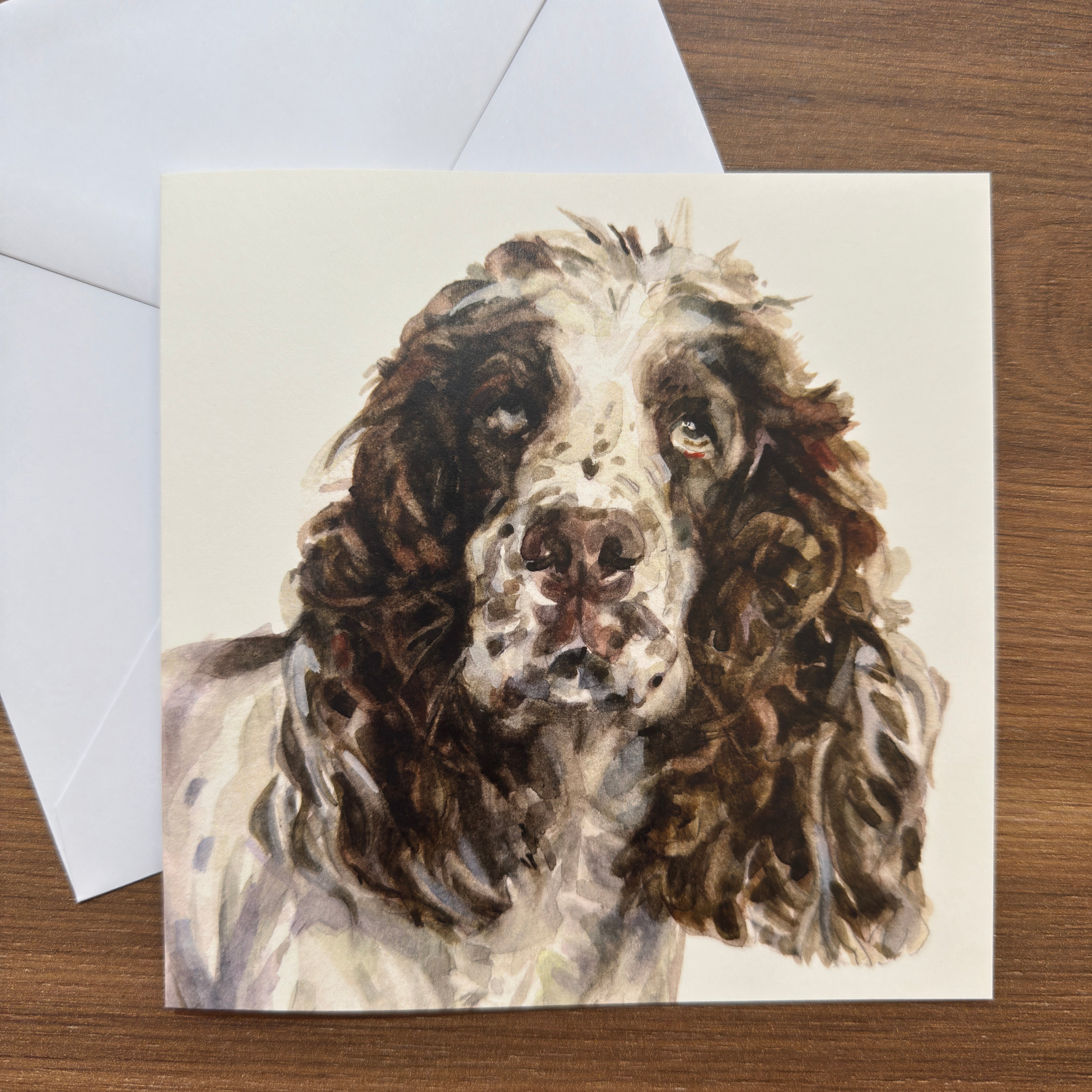 Springer Spaniel - Square Card