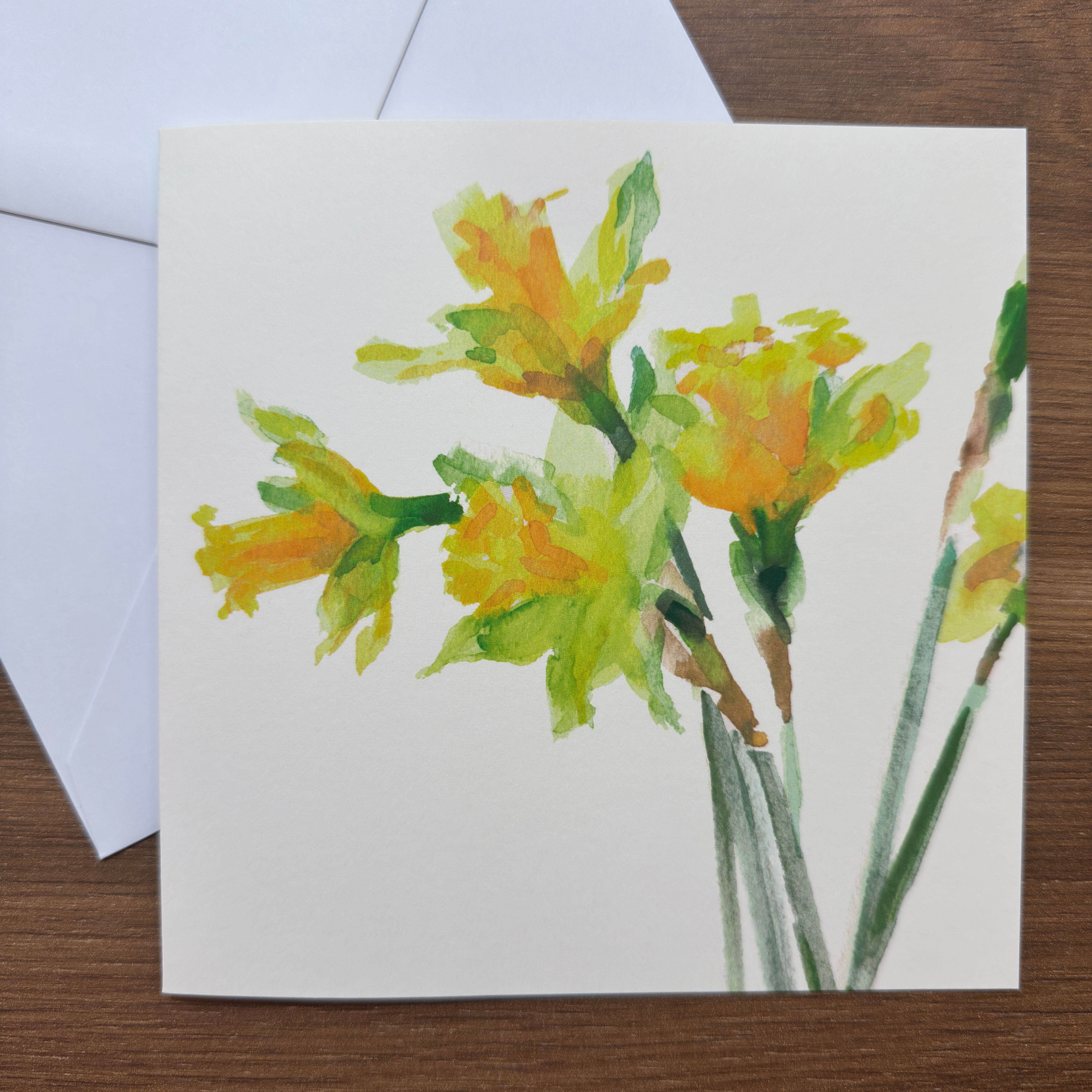 Daffodils - Square Card