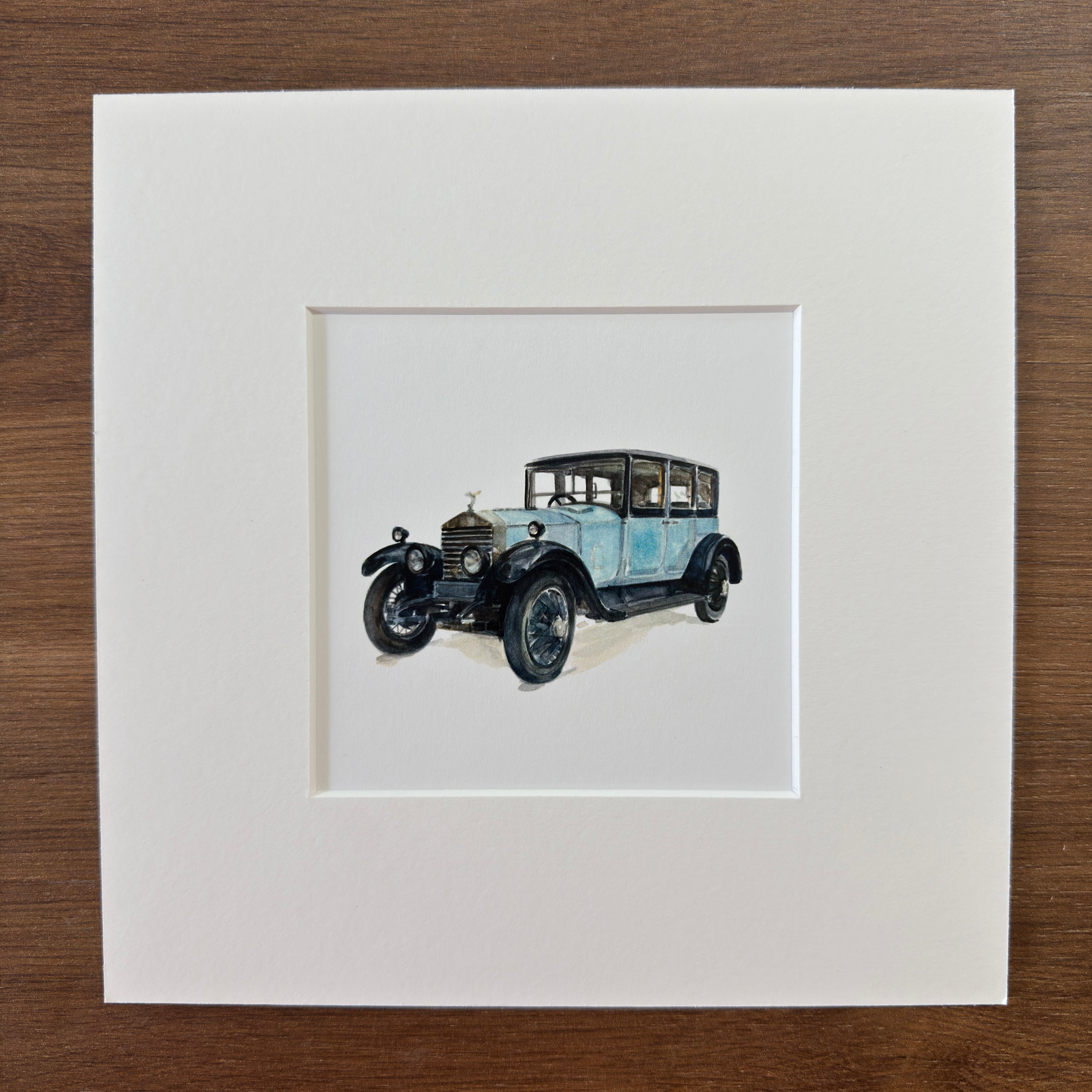 Sky Blue Rolls - Square Mini Print