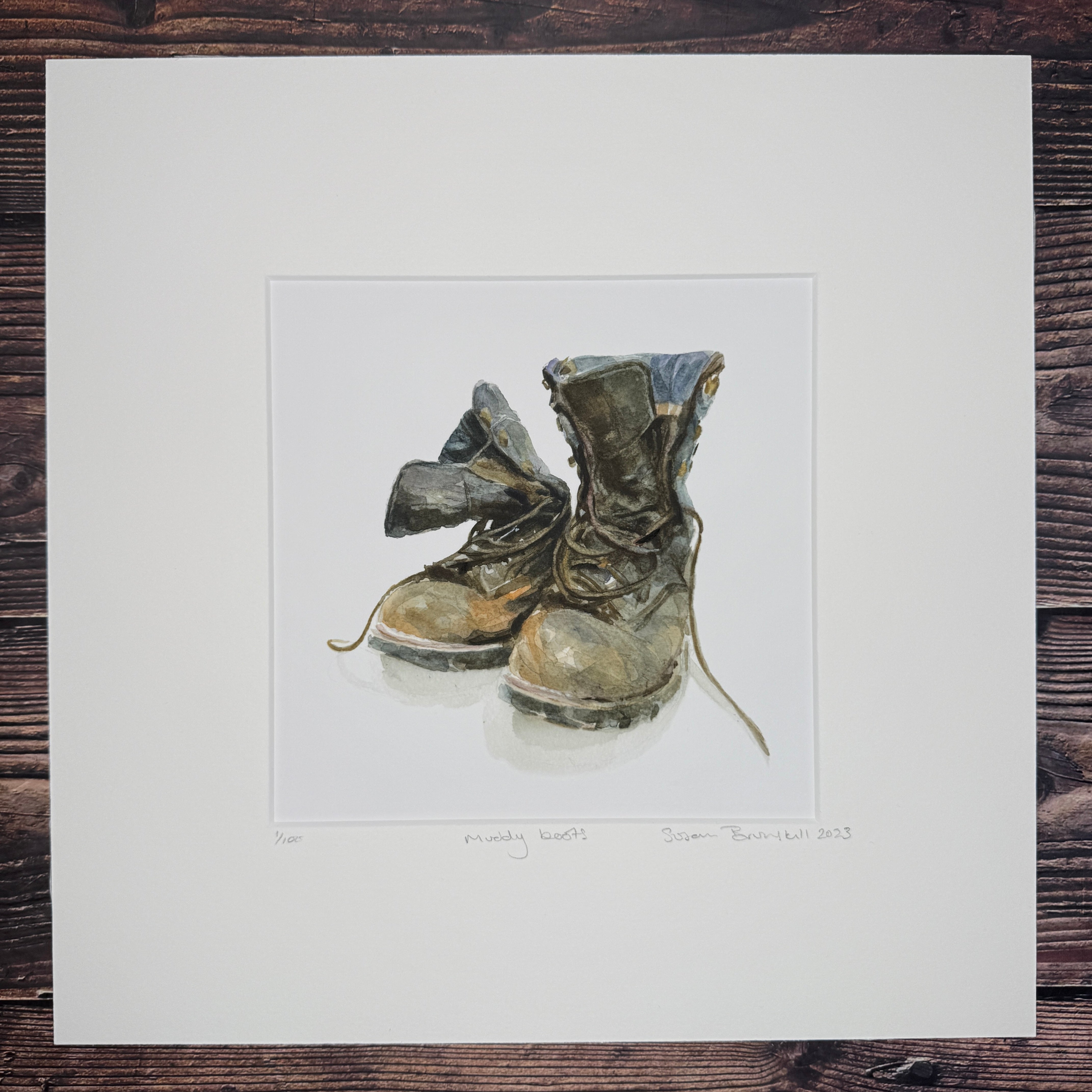 Muddy Boots - Giclee Print