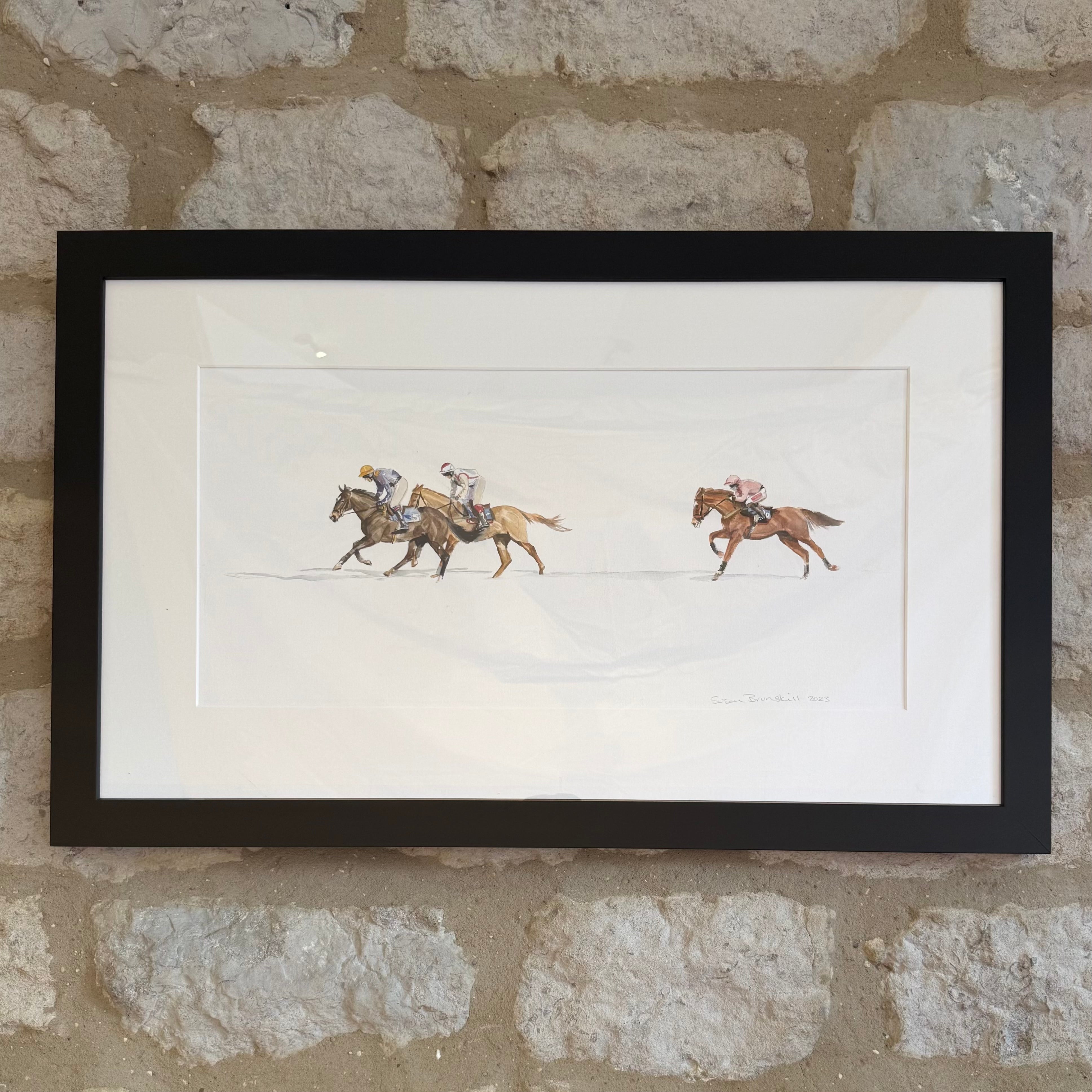 Race Day - Original Watercolour Painting