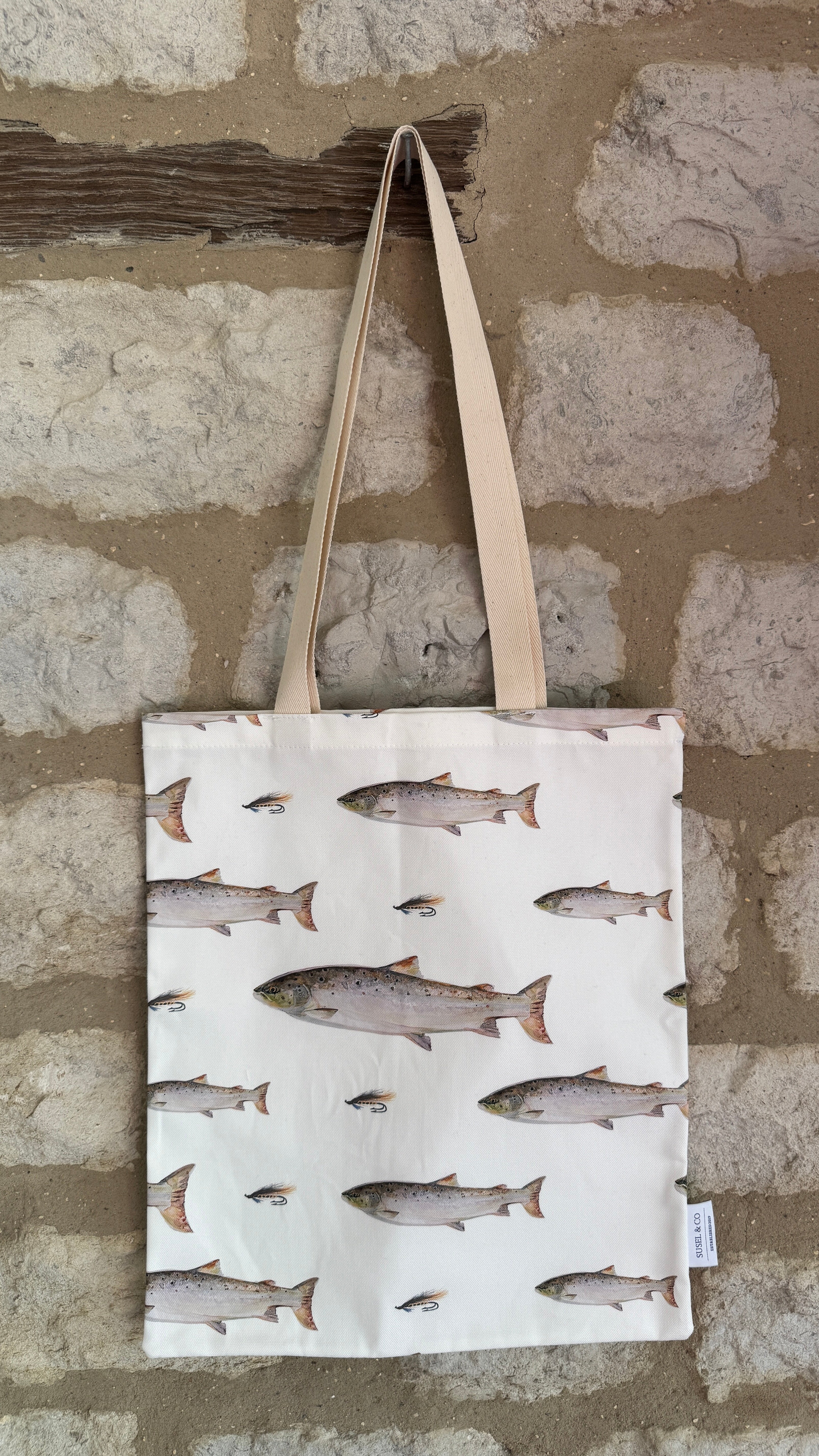 Atlantic Salmon - Cotton Tote Bag