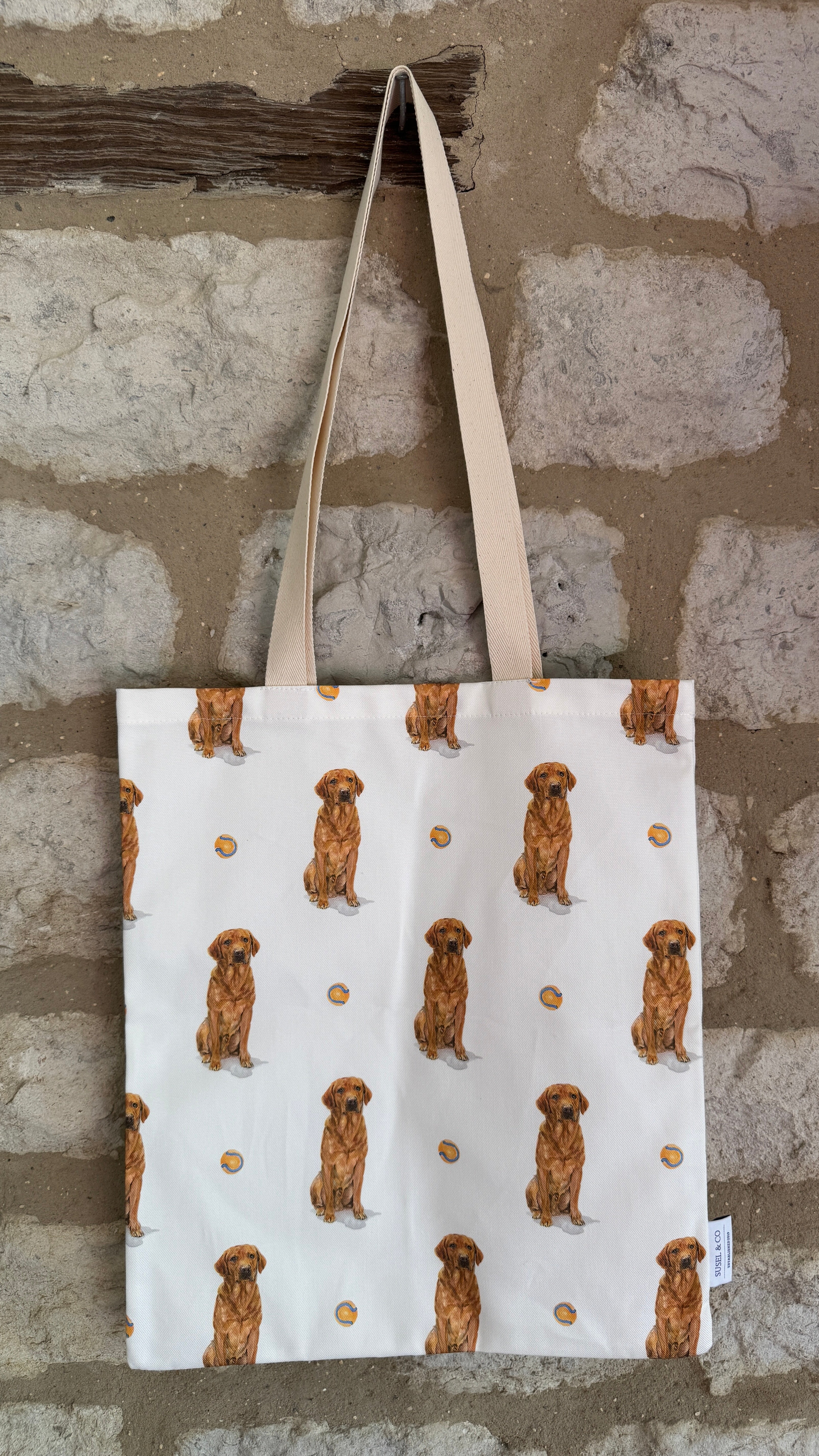 Fox Red Lab - Cotton Tote Bag