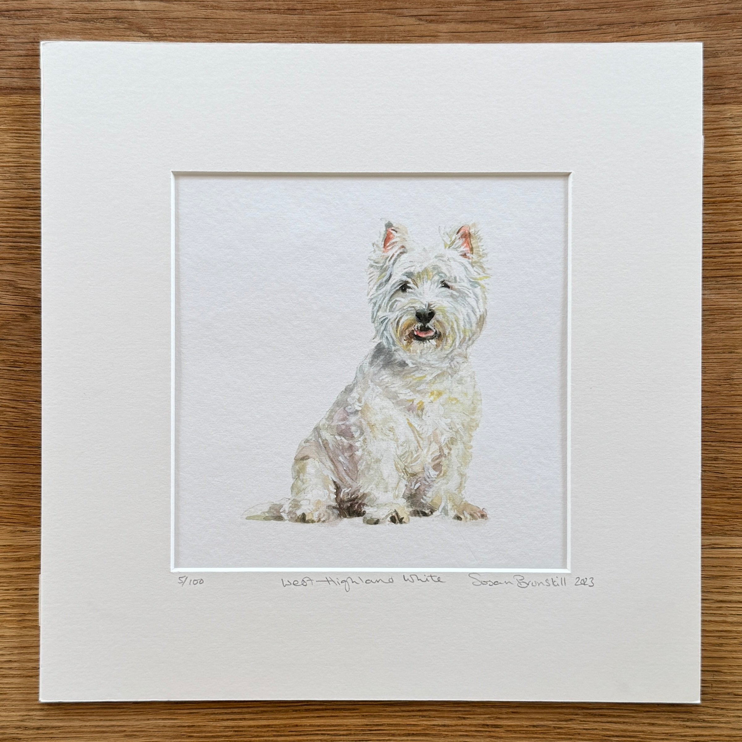 West Highland White - Giclee Print