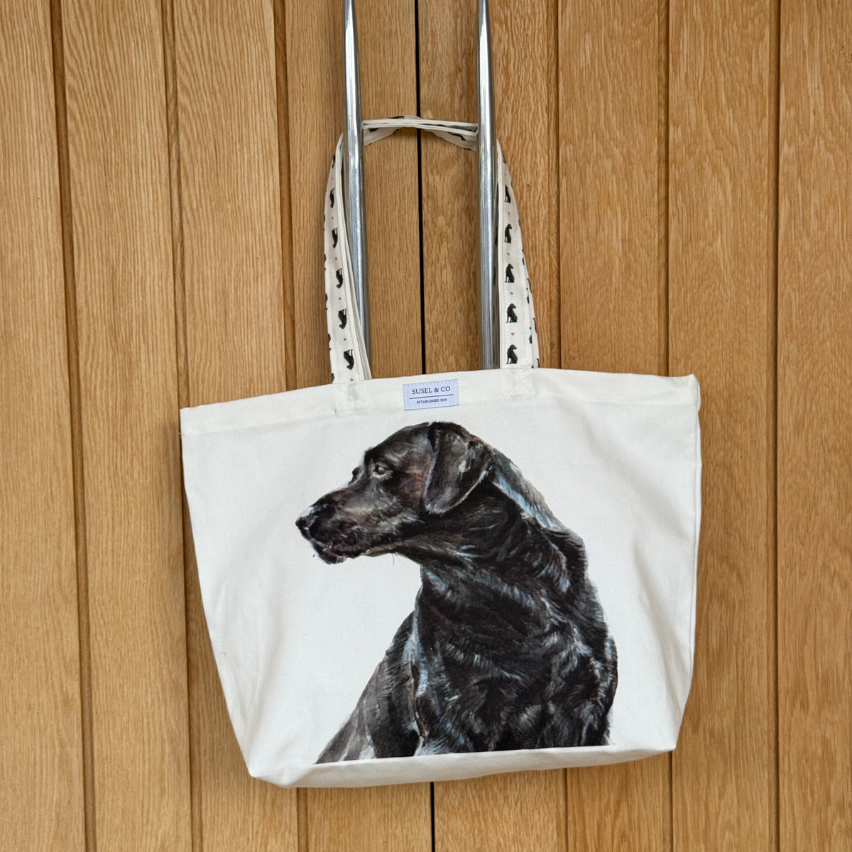 Black Lab - Cotton Tote Bag