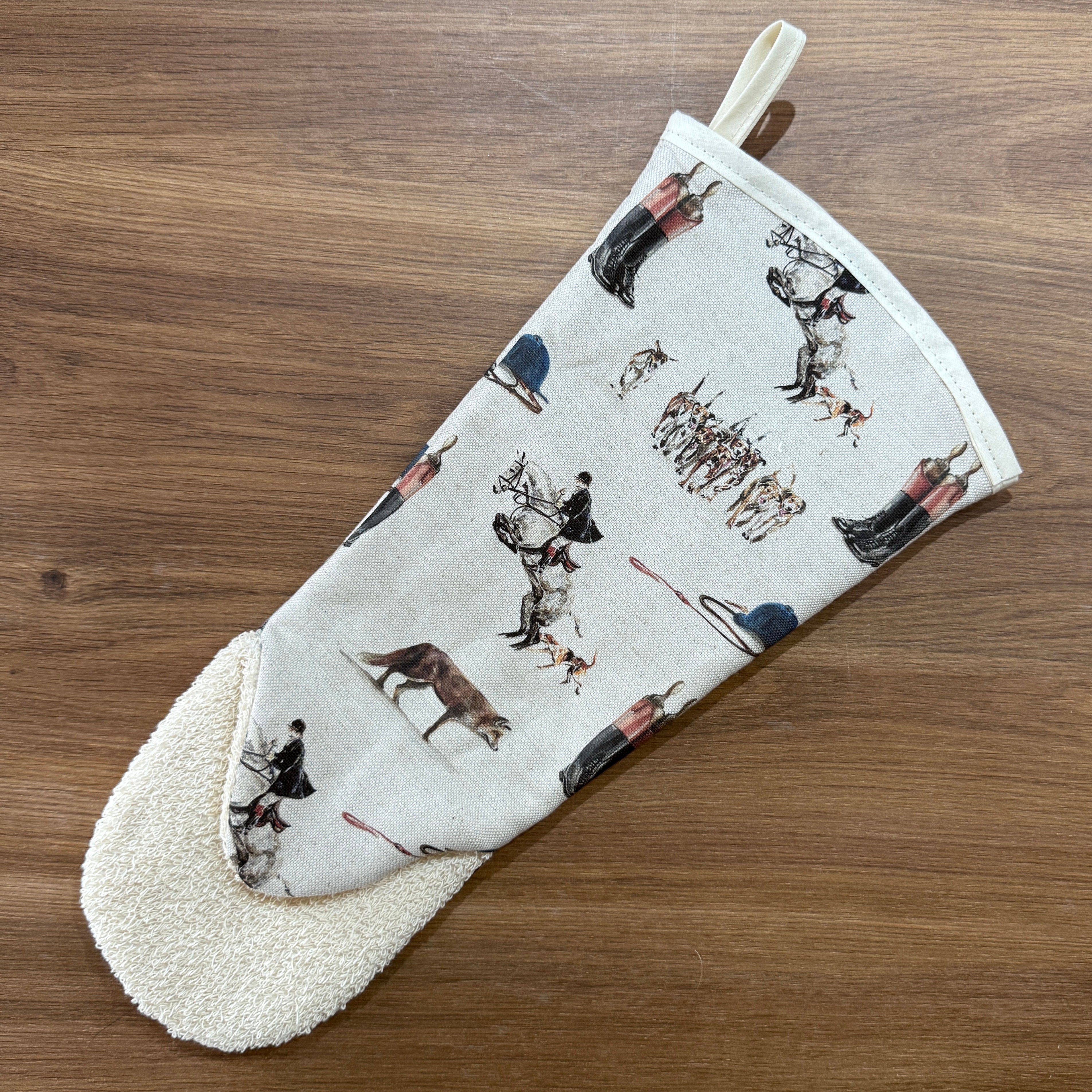 The Field - Linen Gauntlet Oven Glove