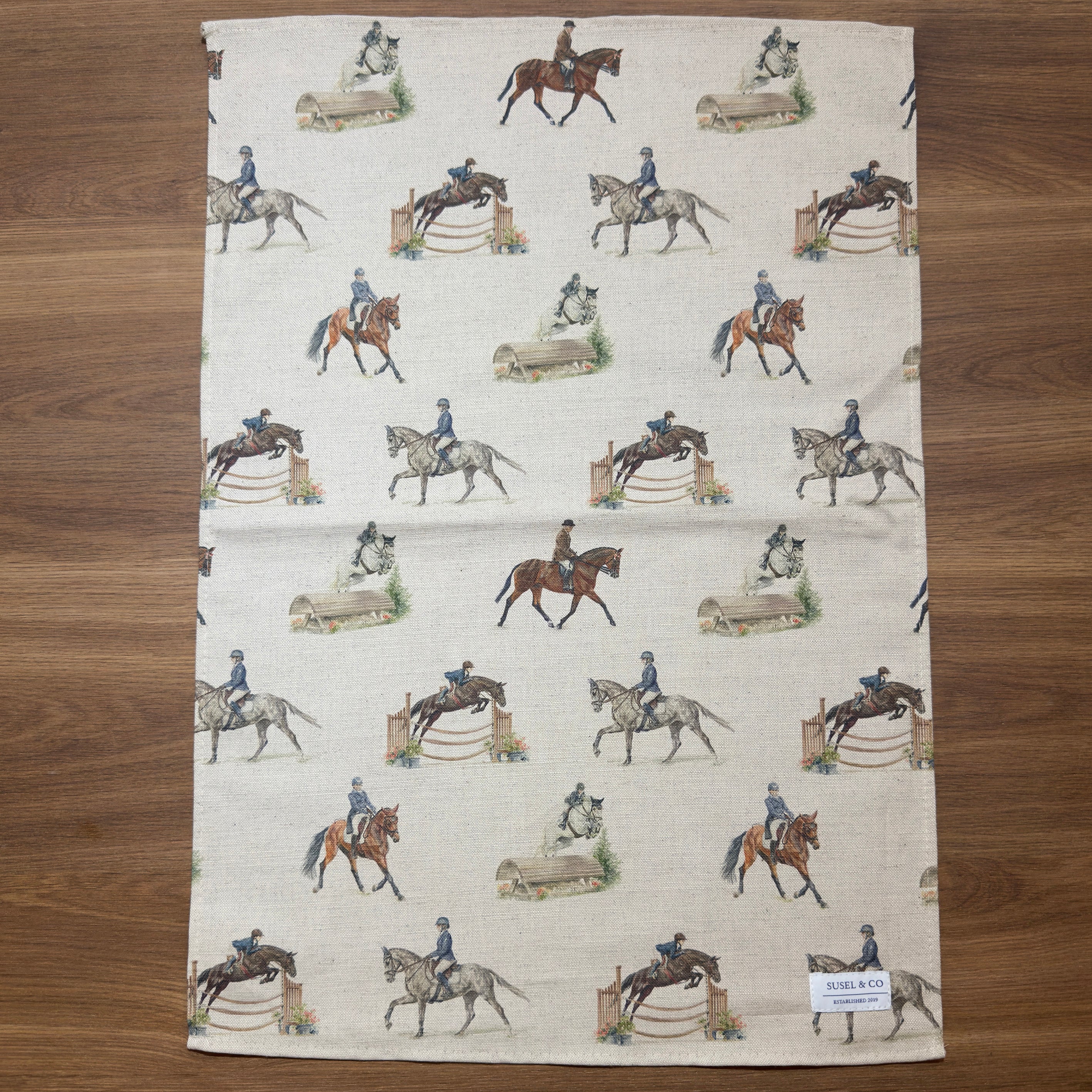 Eventing - Luxury Linen Tea Towel