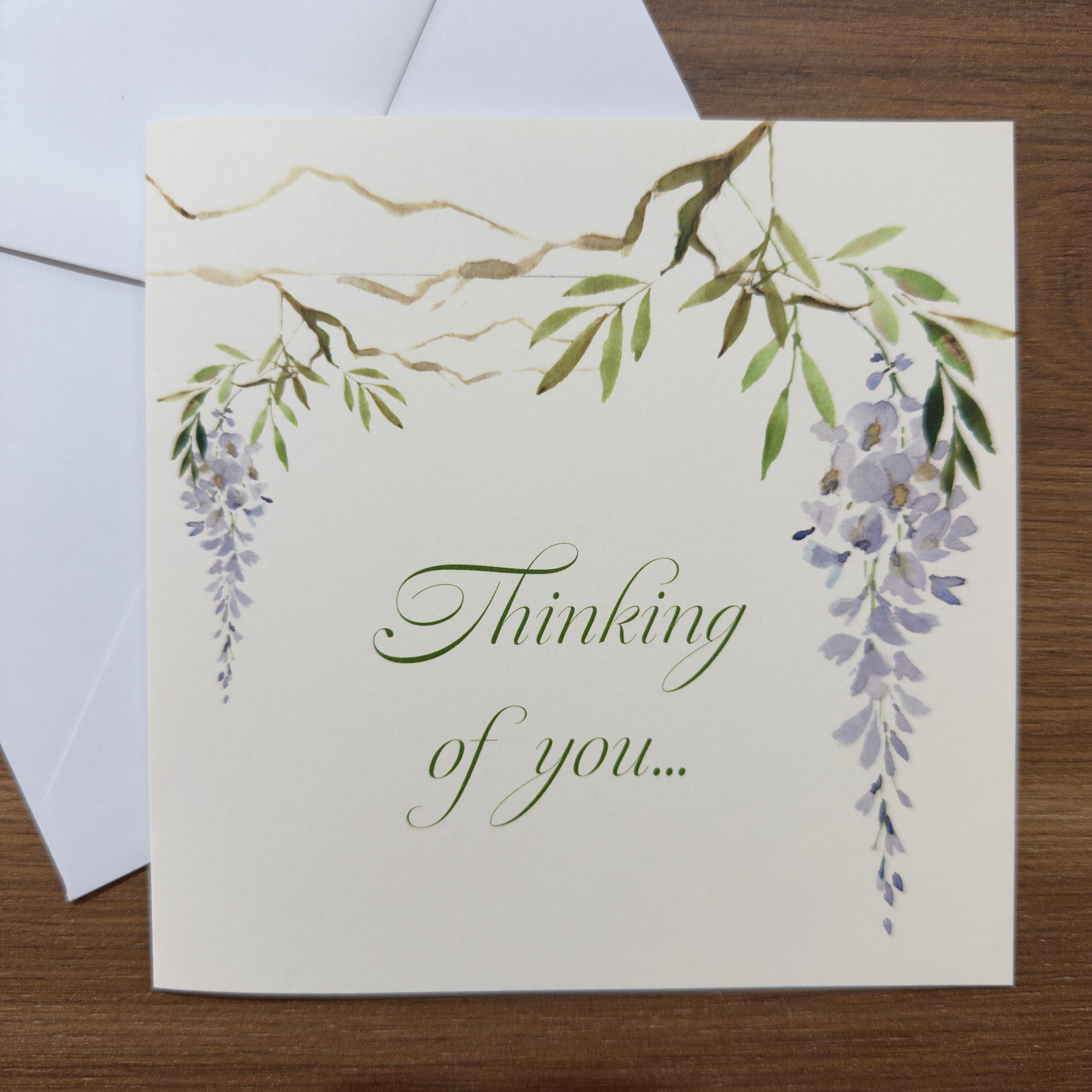 Wisteria - Square Card (Thinking of You)