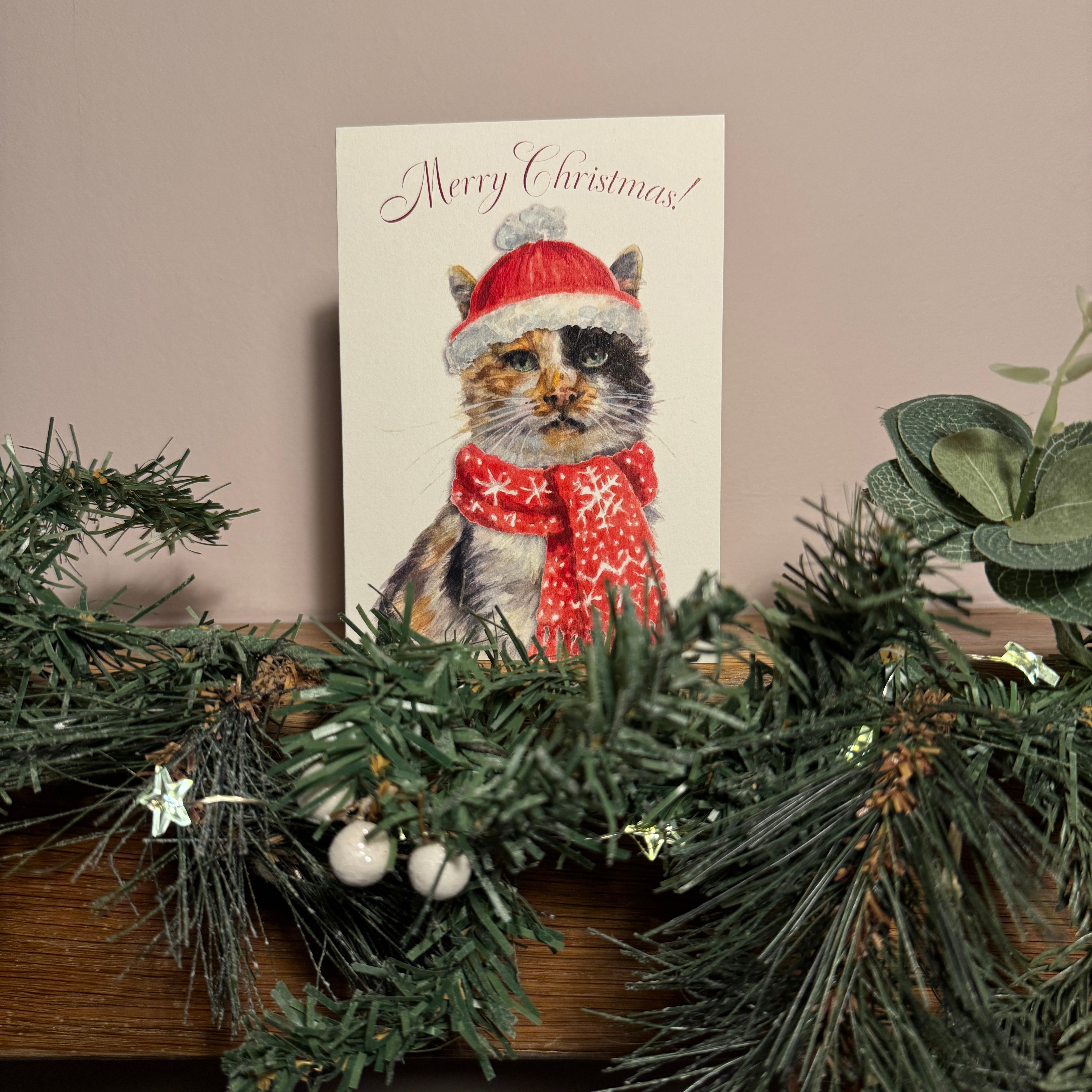 Christmas Cat - Christmas Card