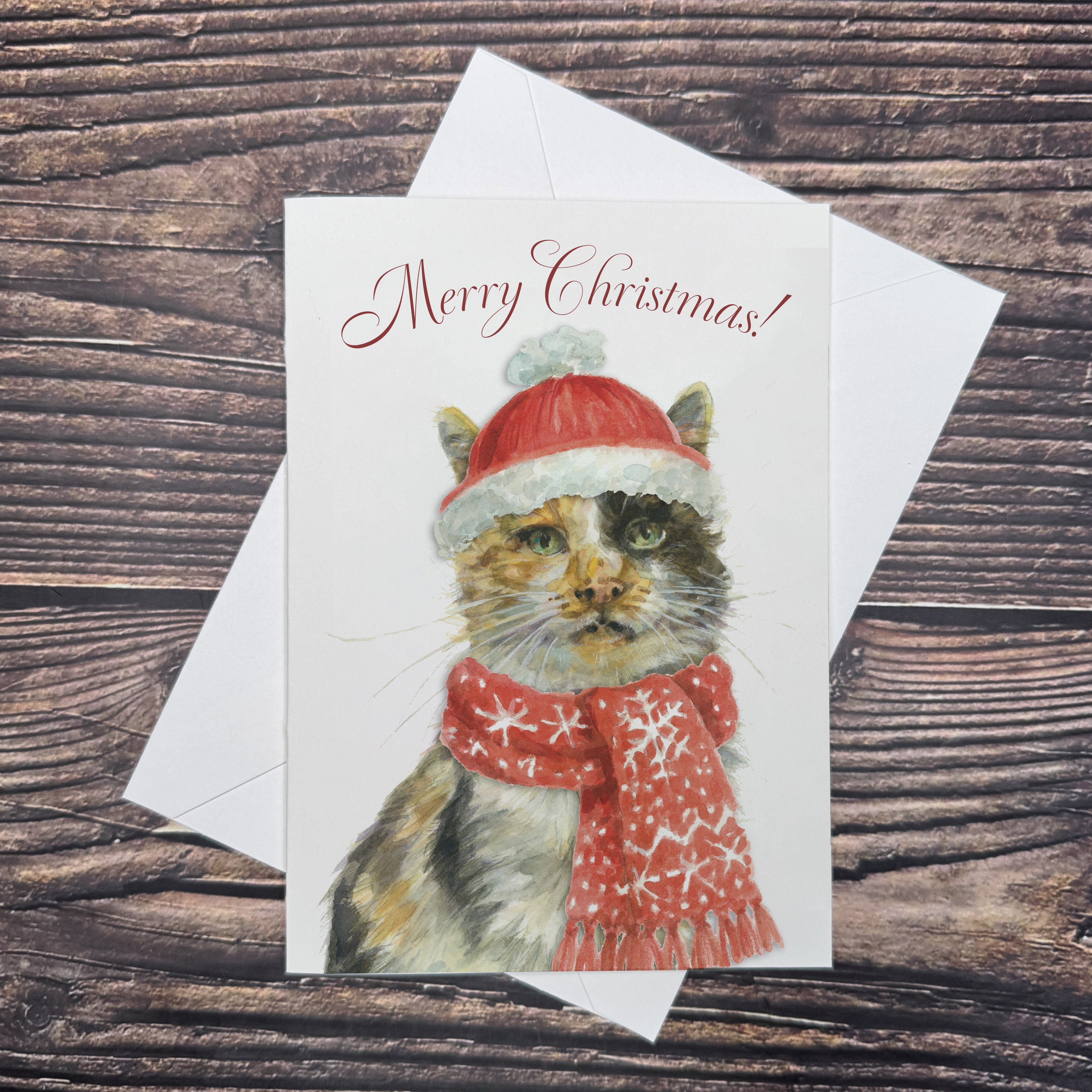 Christmas Cat - Christmas Card