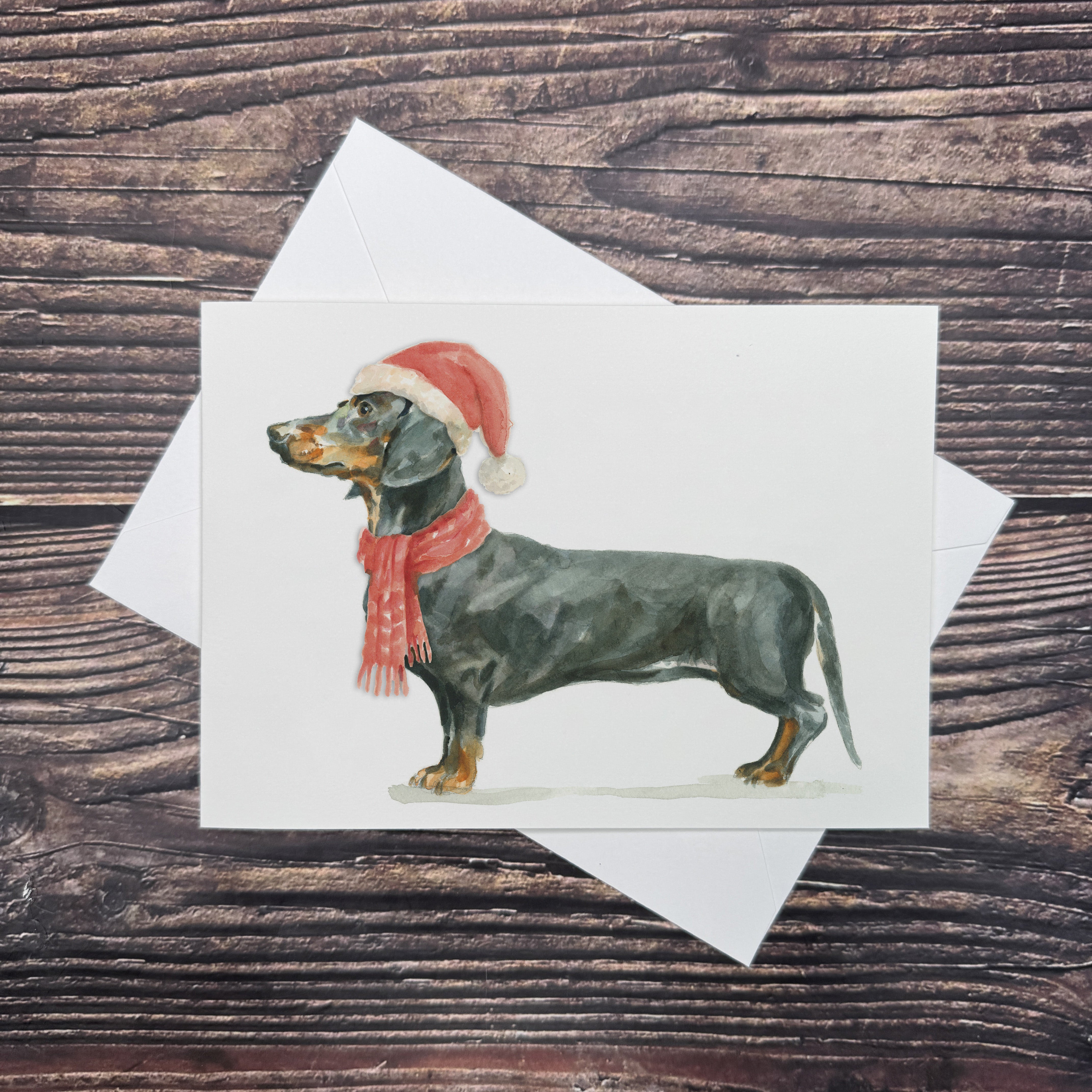 Dachshund - Christmas Card