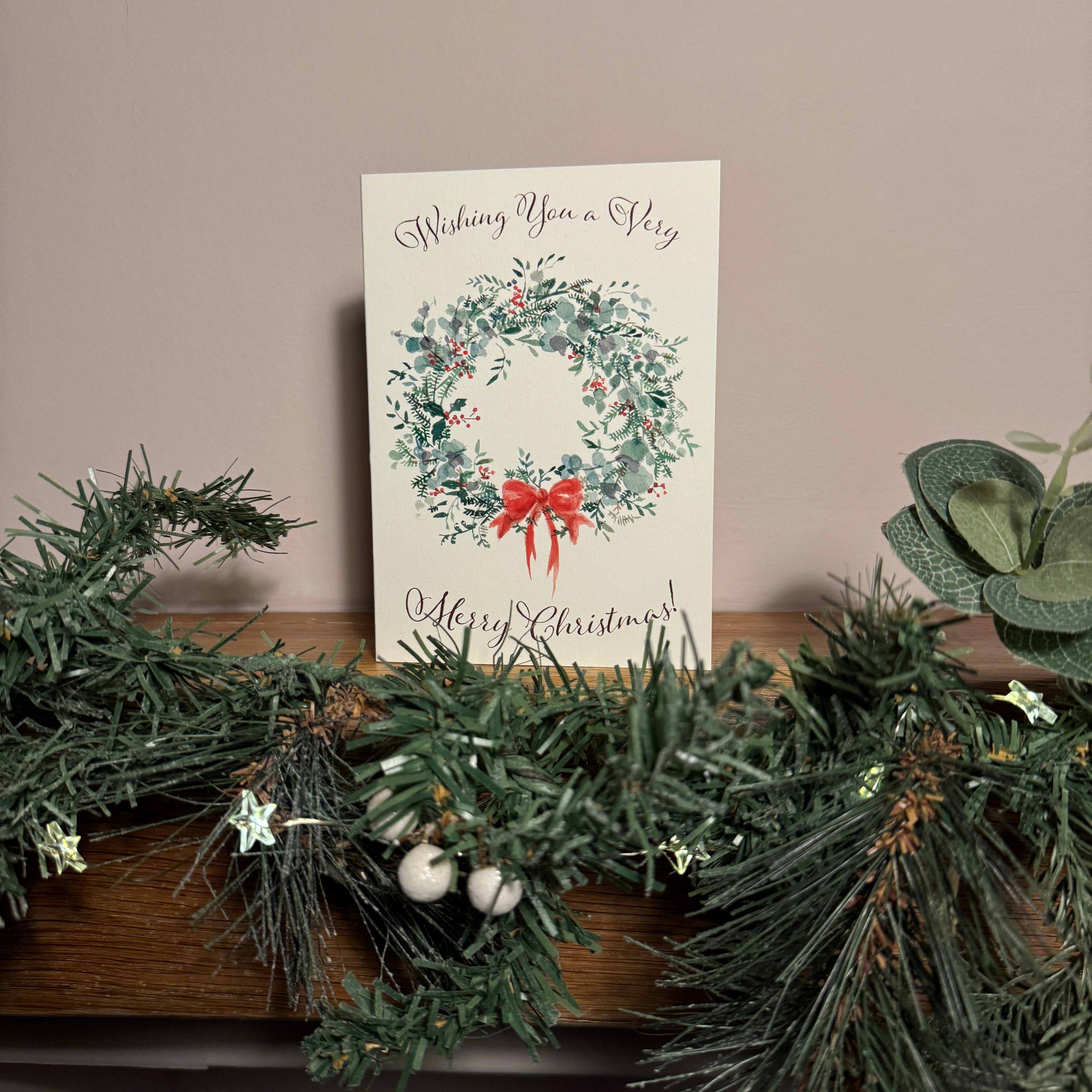 Christmas Wreath - Christmas Card