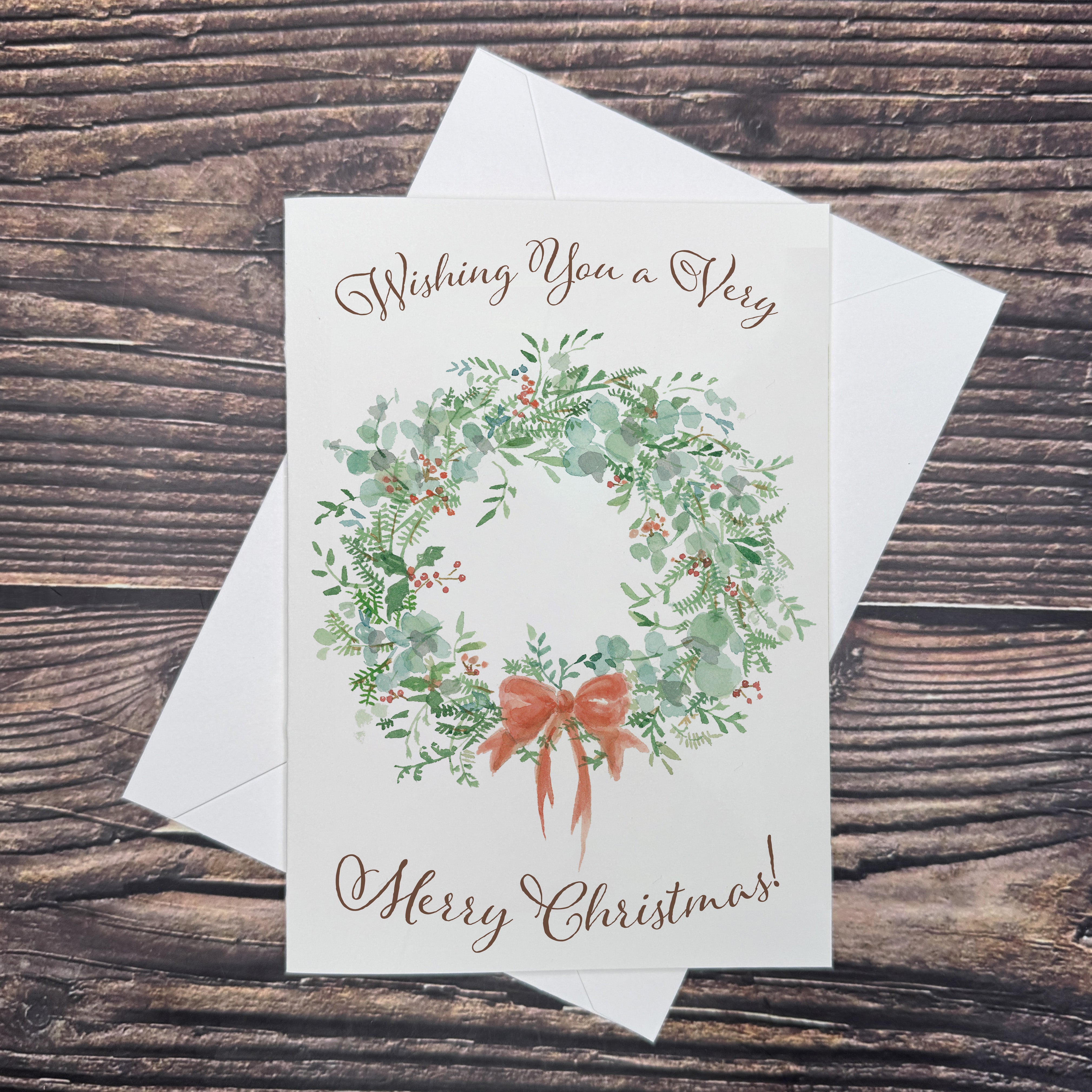 Christmas Wreath - Christmas Card