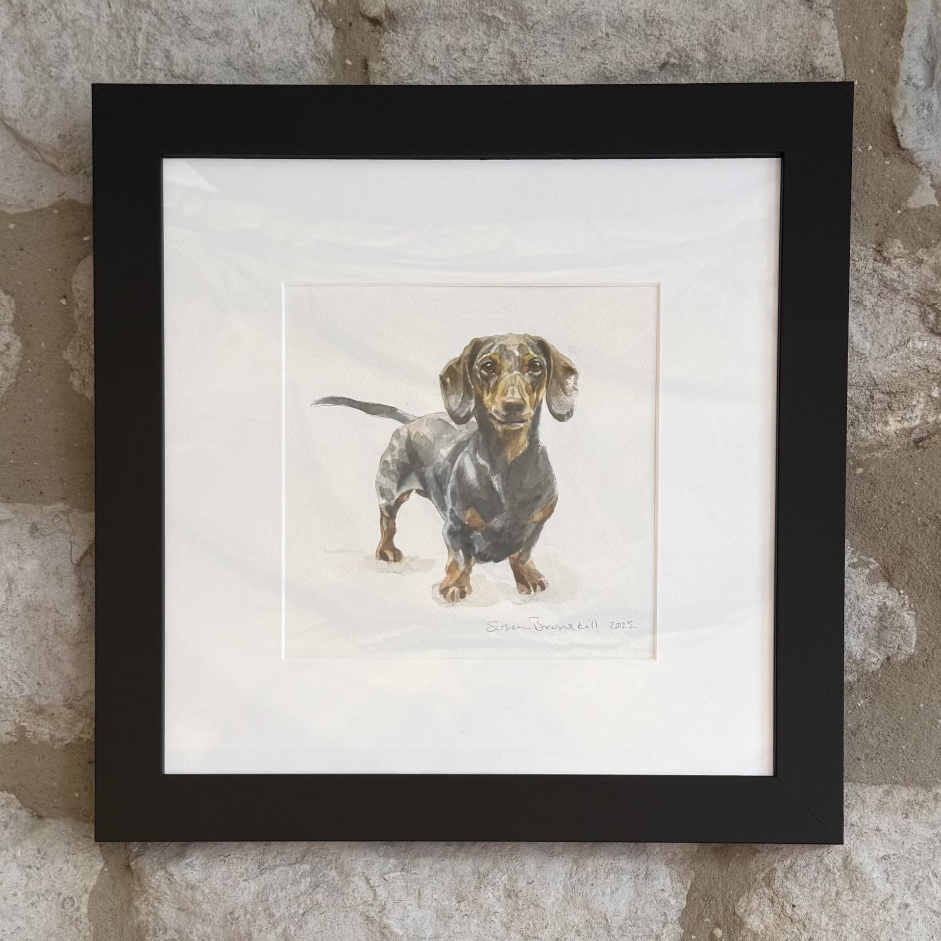 Sausage Dog - Original Watercolour Painting
