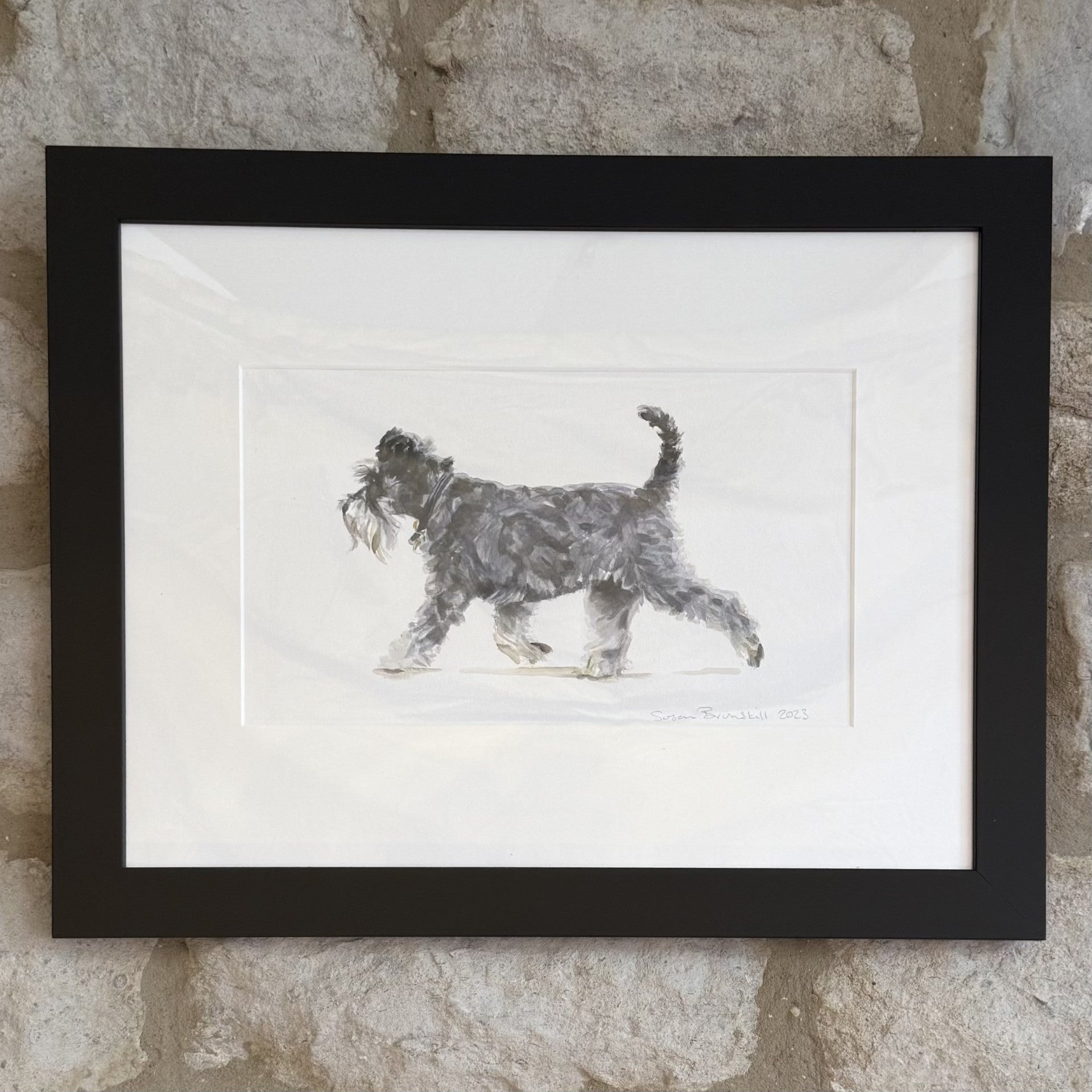 Schnauzer - Original Watercolour Painting
